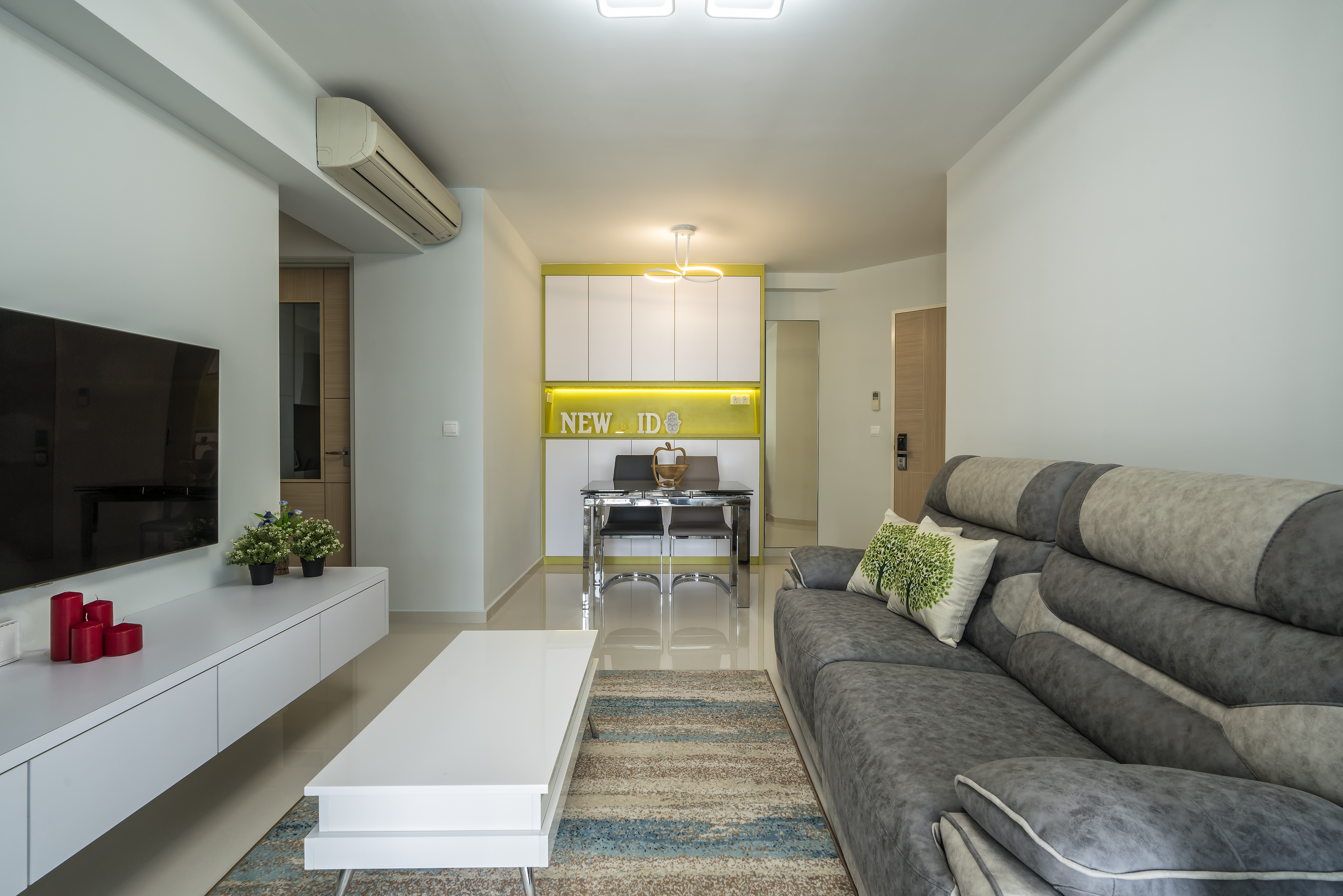 Modern Design - Living Room - HDB 4 Room - Design by New Interior Design 