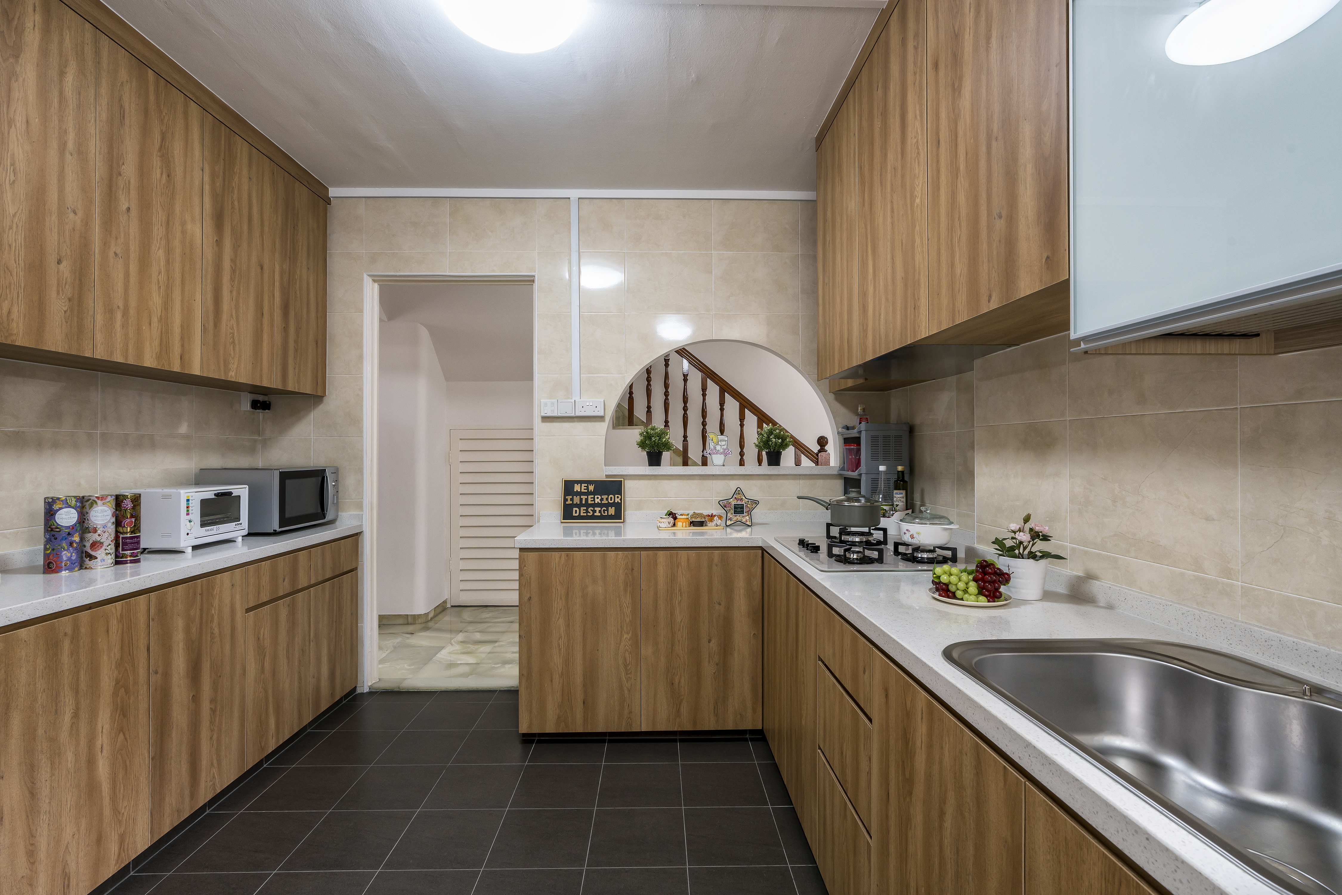 Modern Design - Kitchen - HDB Executive Apartment - Design by New Interior Design 