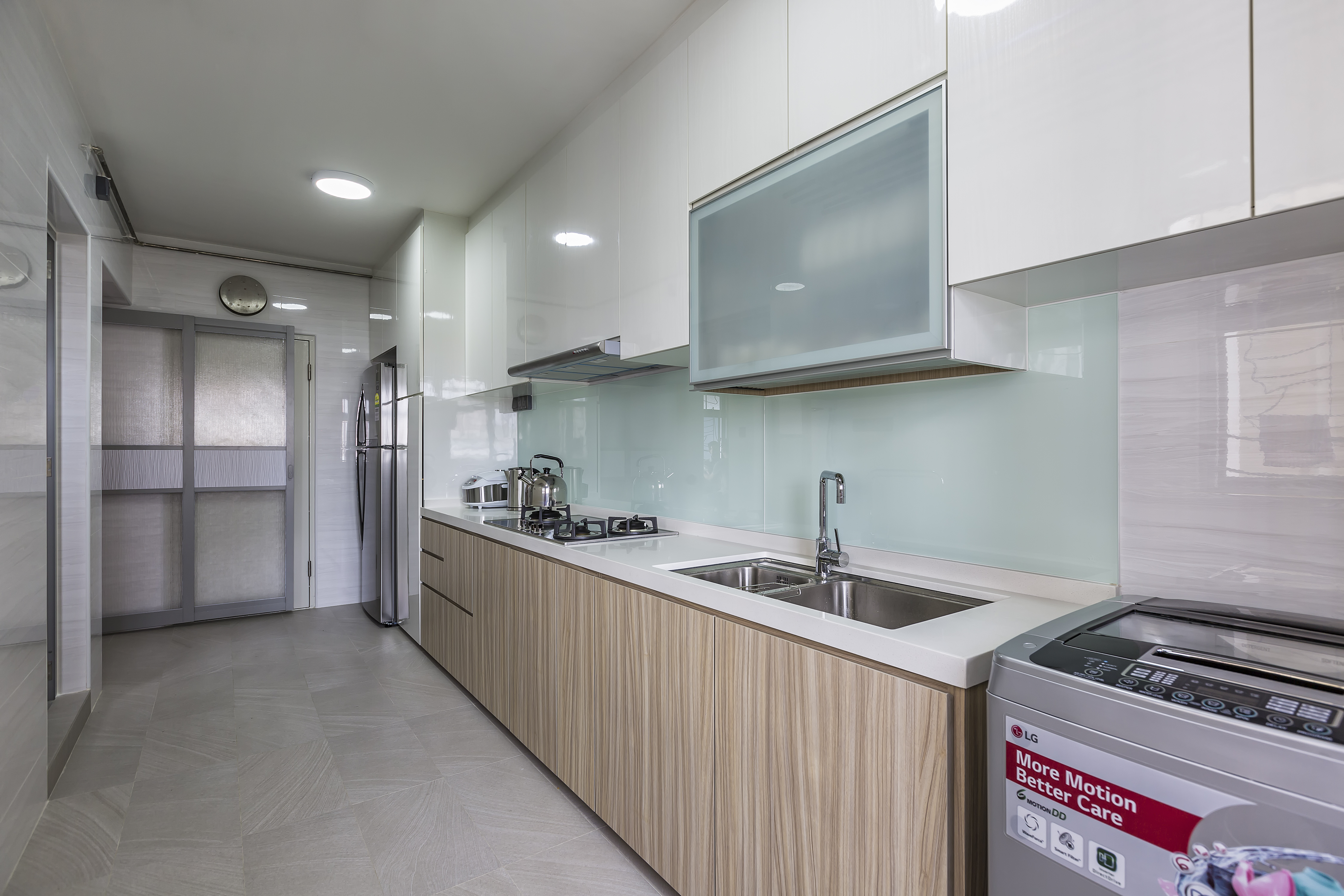 Modern Design - Kitchen - HDB 4 Room - Design by New Interior Design 