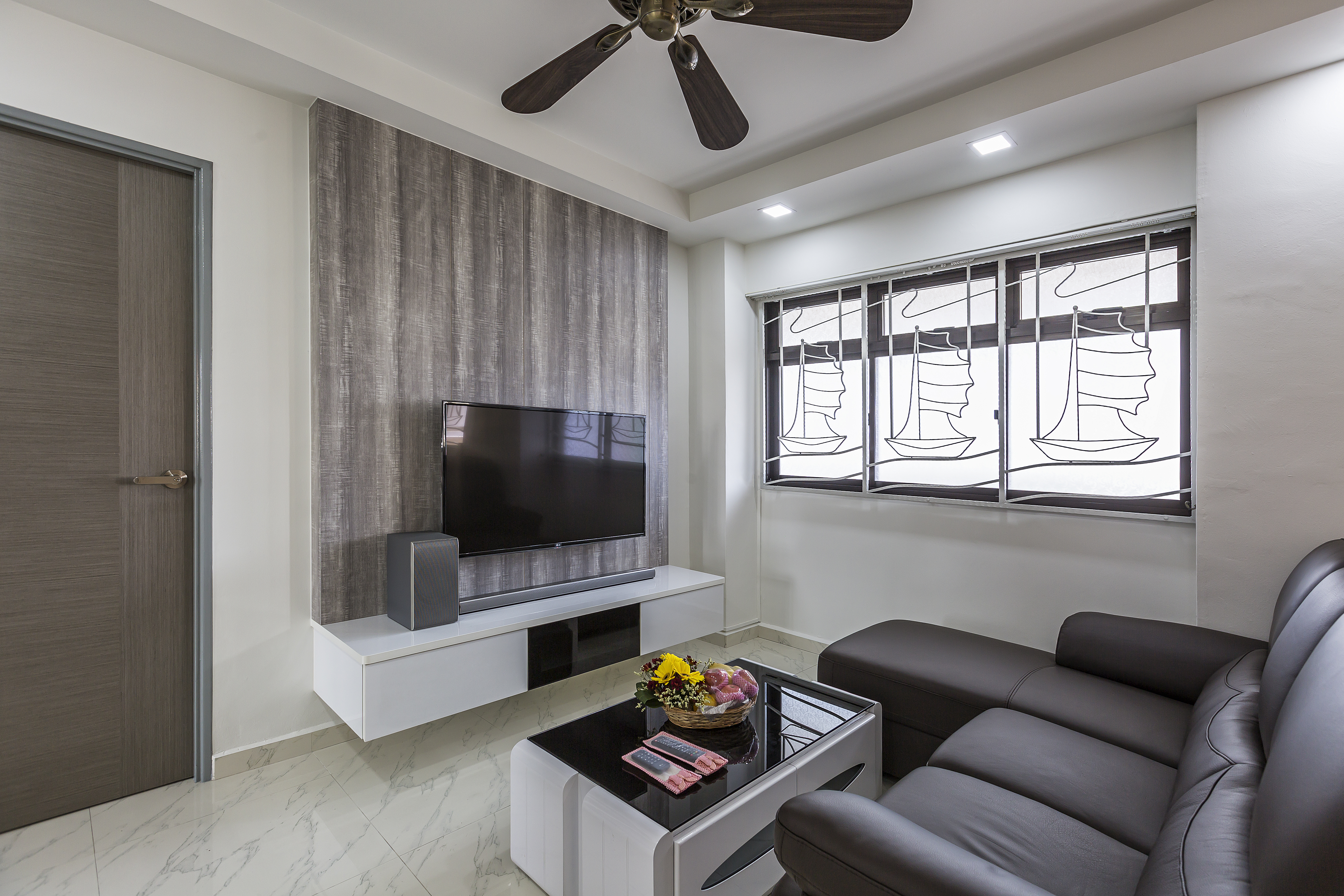 Modern Design - Living Room - HDB 4 Room - Design by New Interior Design 