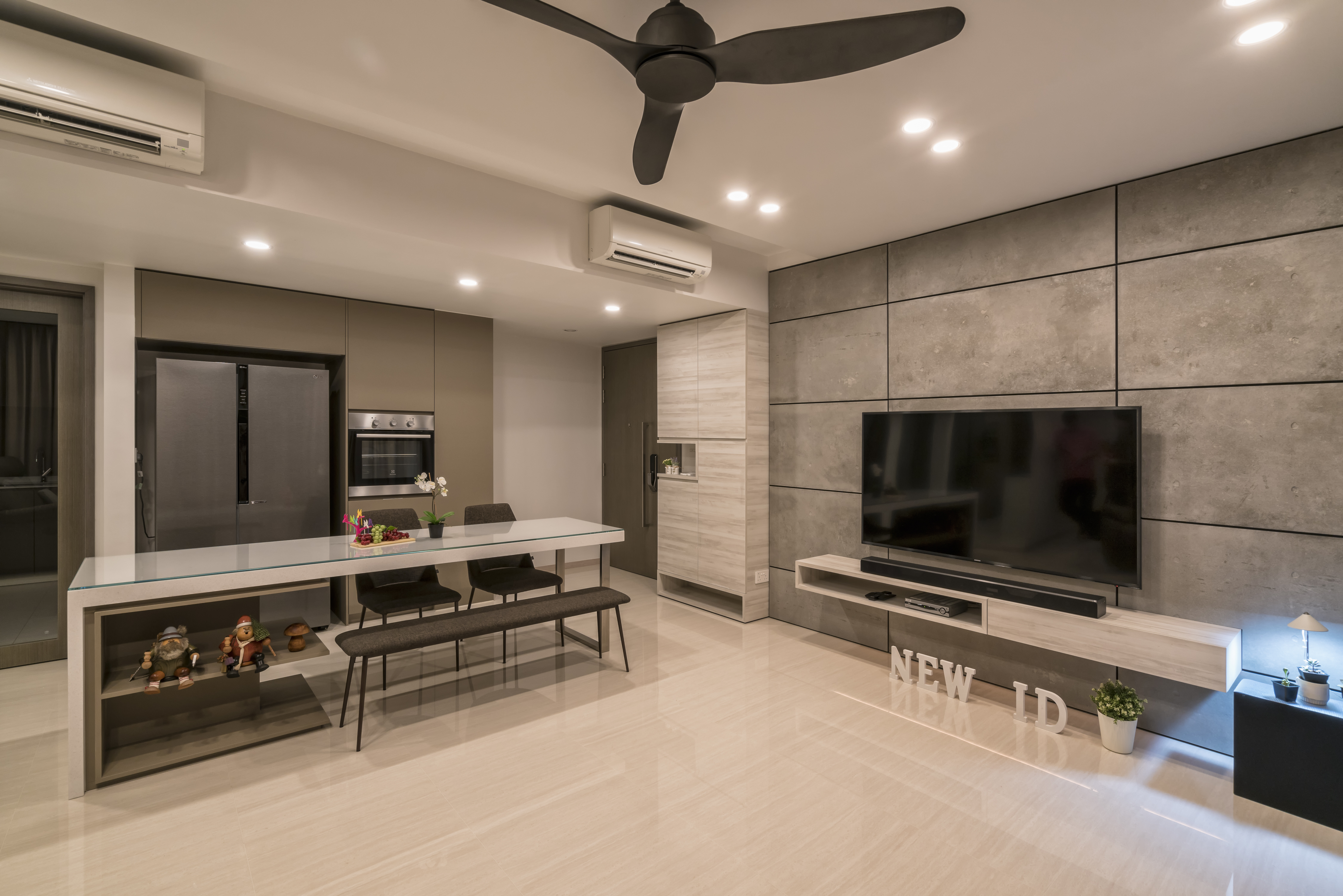 Modern Design - Living Room - Condominium - Design by New Interior Design 