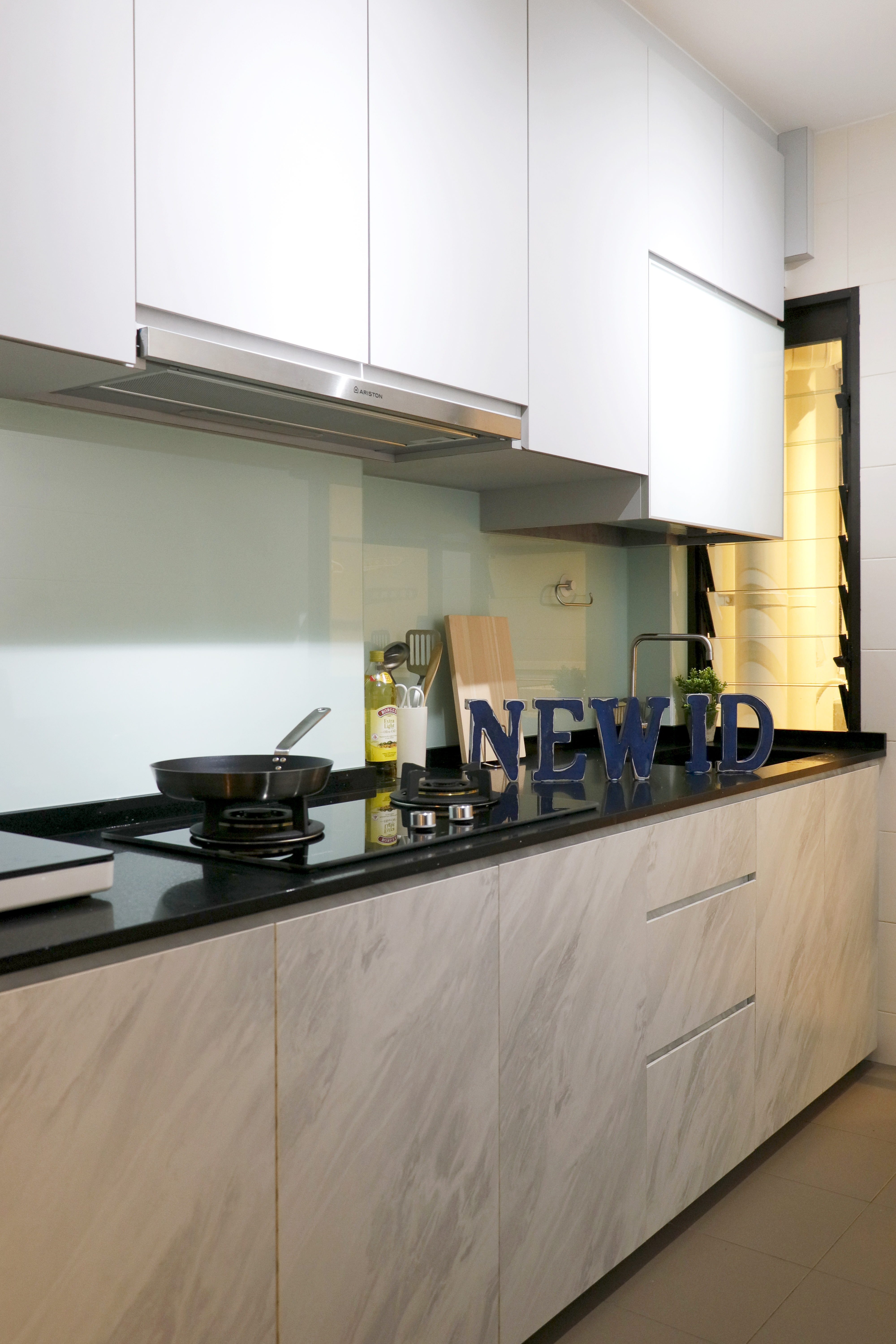 Modern Design - Kitchen - HDB 3 Room - Design by New Interior Design 