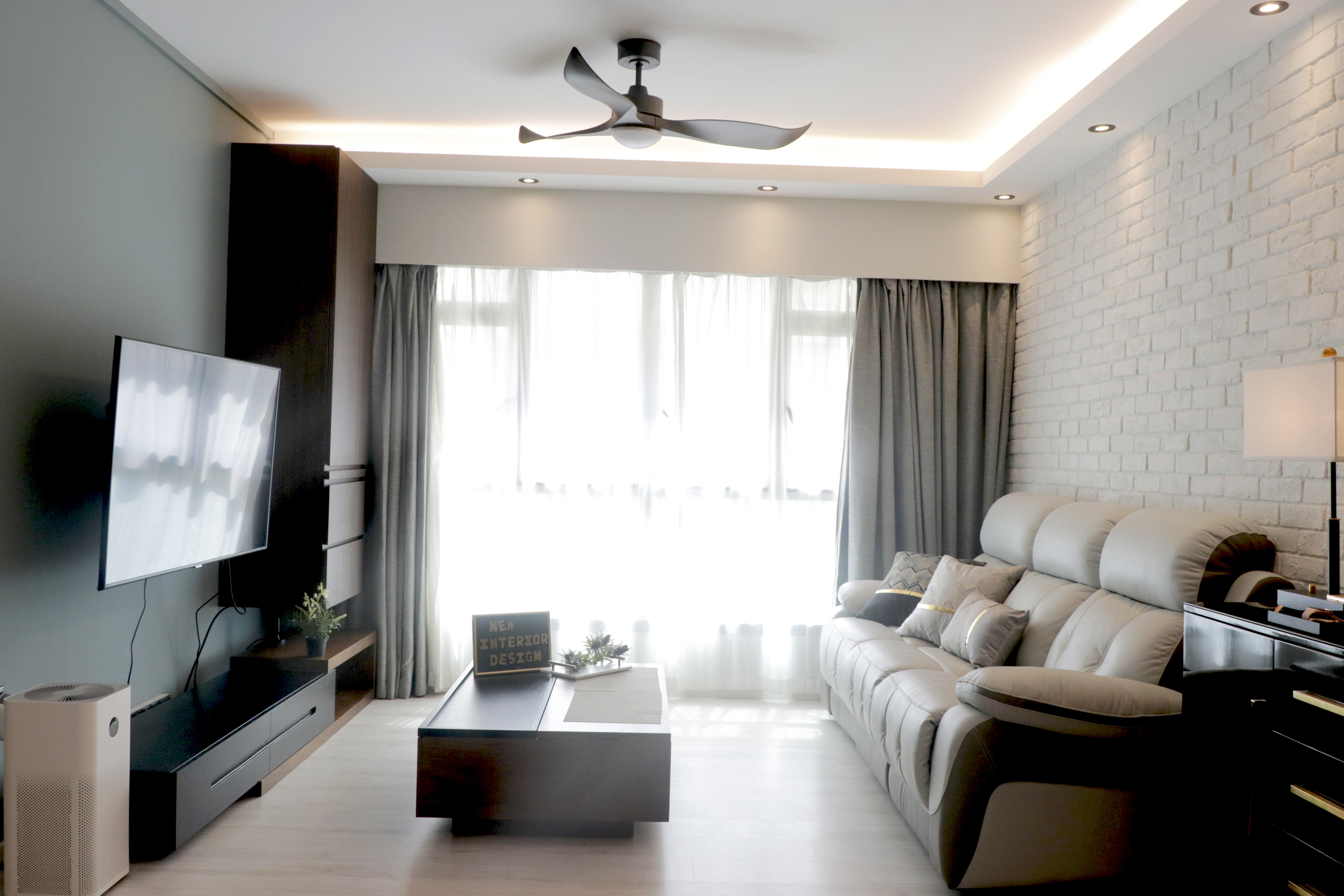 Modern Design - Living Room - HDB 5 Room - Design by New Interior Design 