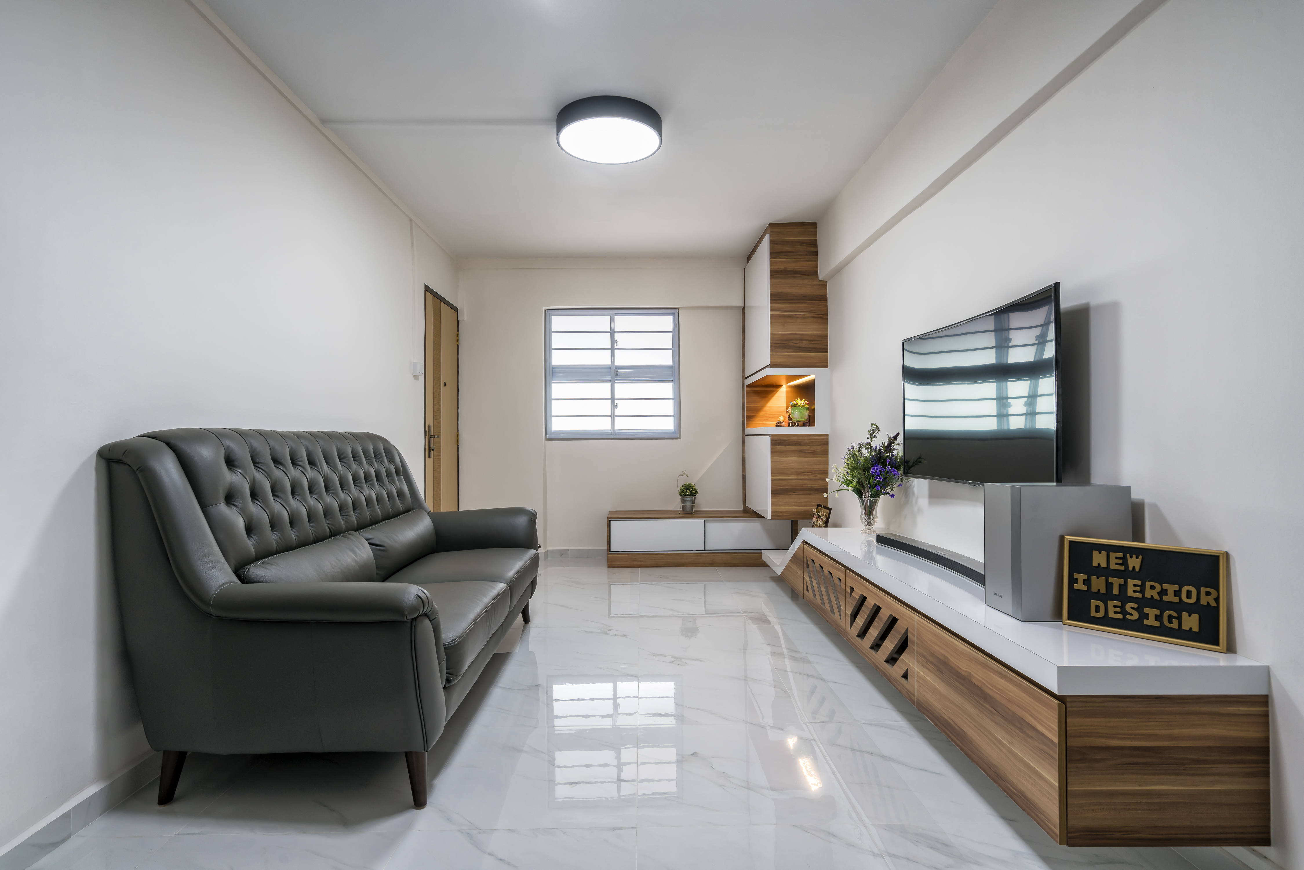 Modern Design - Living Room - HDB 3 Room - Design by New Interior Design 