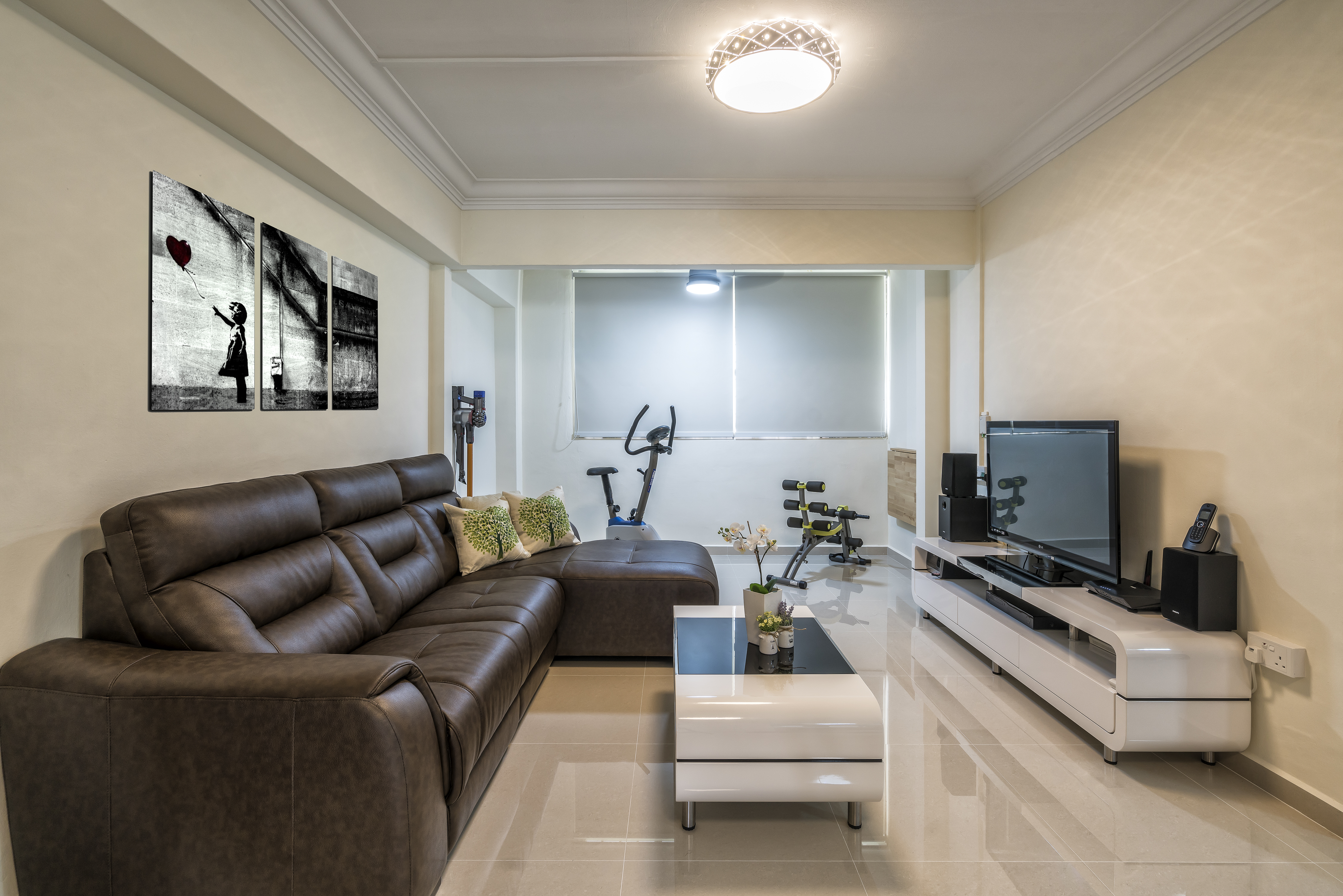 Modern Design - Living Room - HDB 5 Room - Design by New Interior Design 