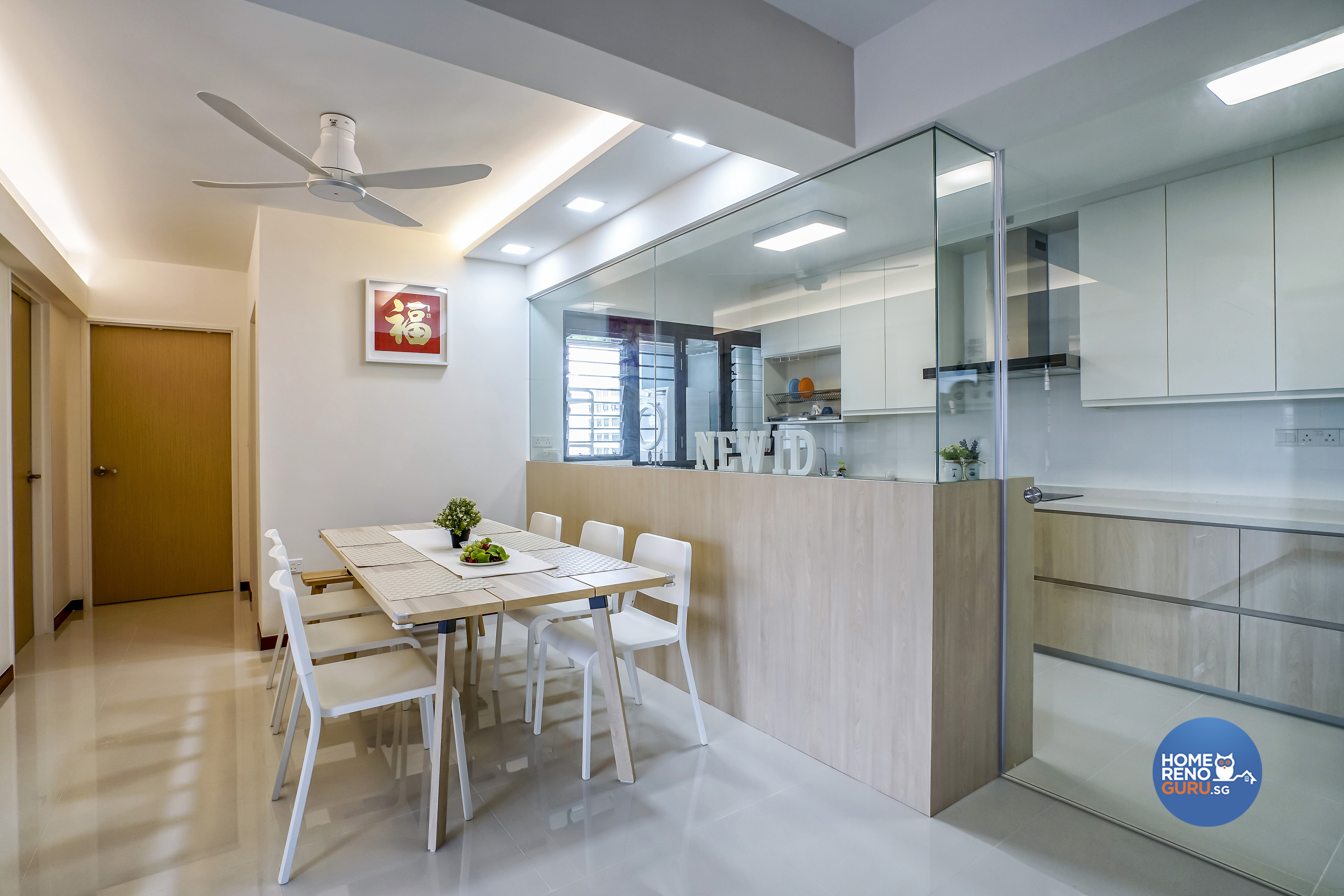 Modern, Scandinavian Design - Dining Room - HDB 5 Room - Design by New Interior Design 