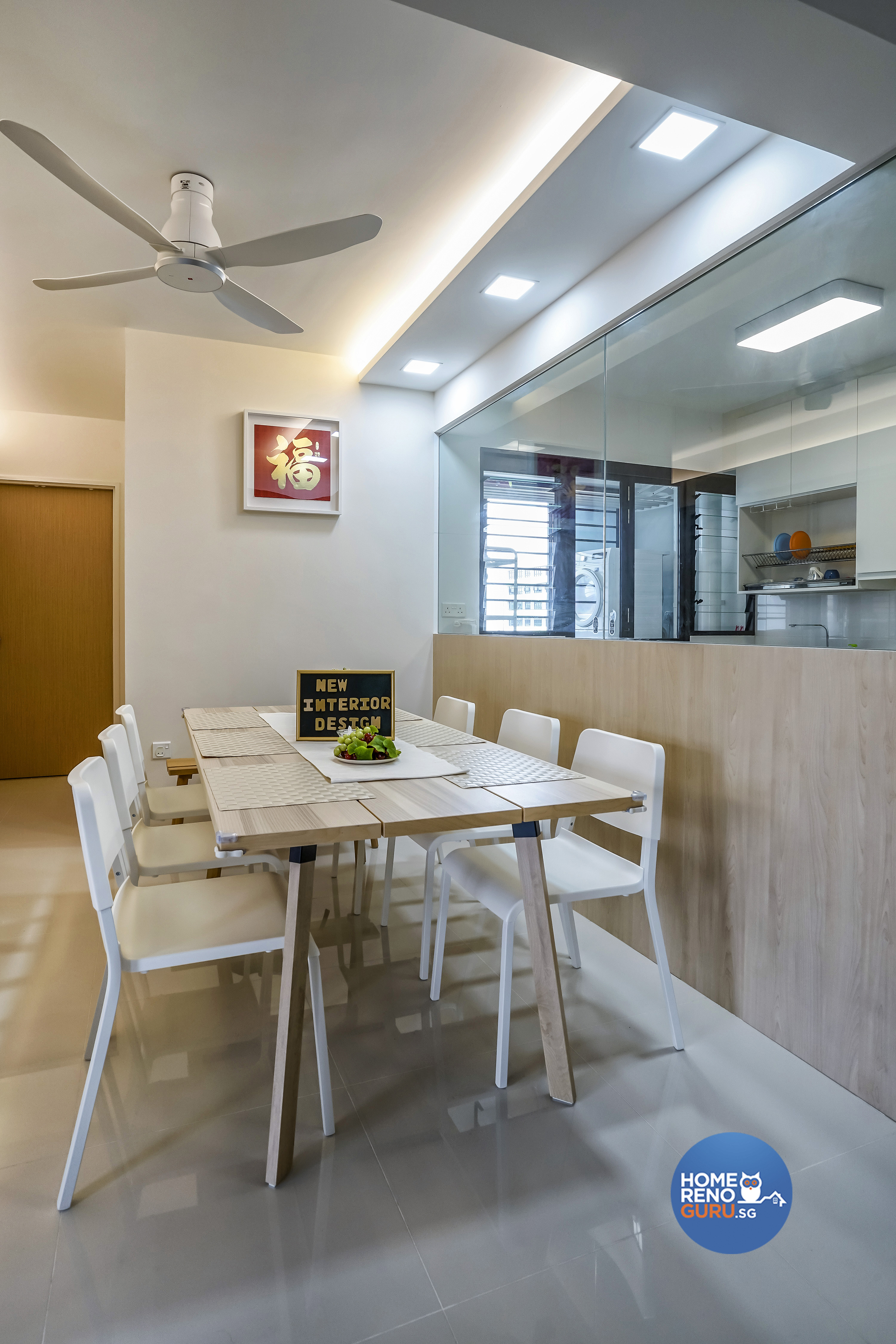 Modern, Scandinavian Design - Dining Room - HDB 5 Room - Design by New Interior Design 