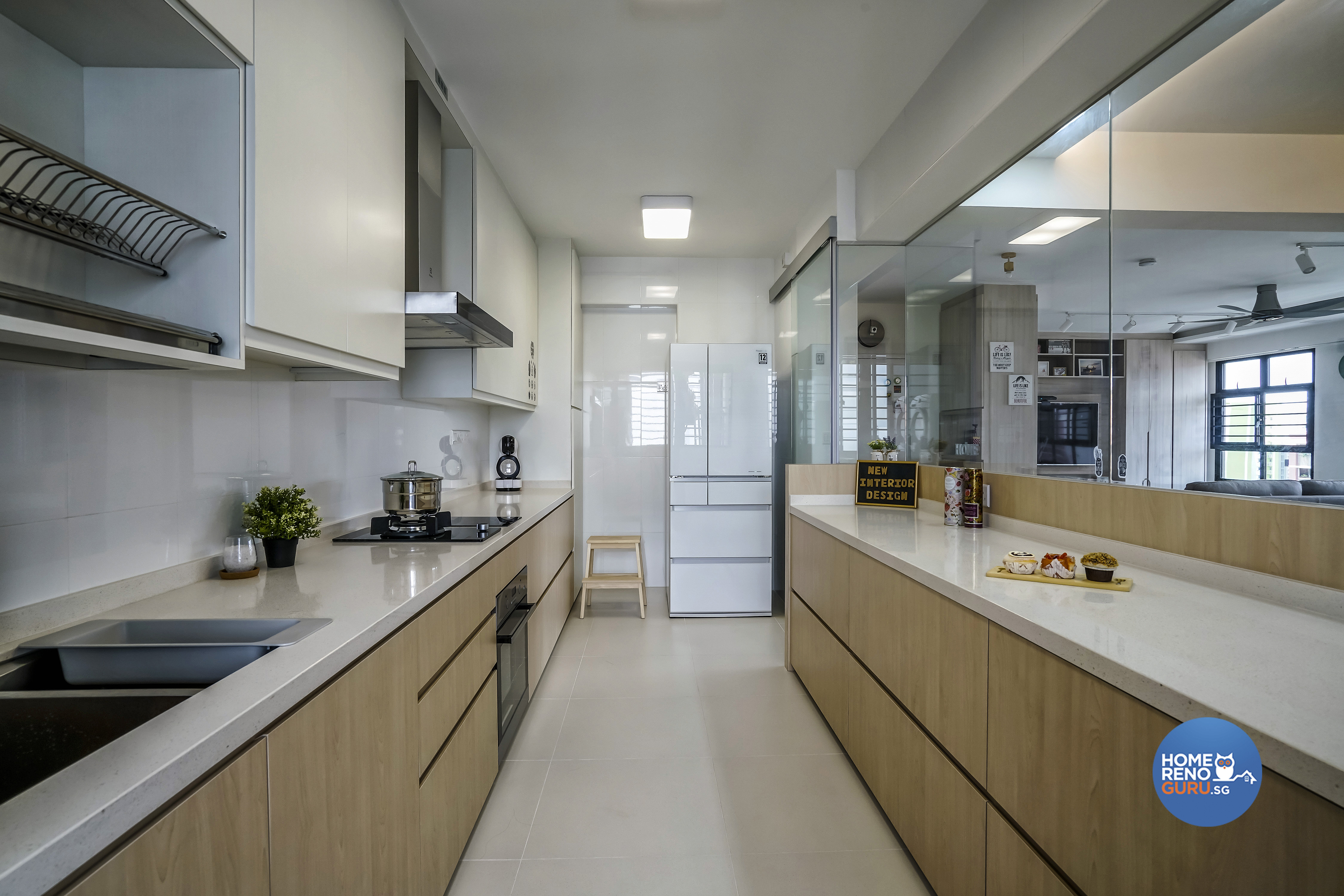 Modern, Scandinavian Design - Kitchen - HDB 5 Room - Design by New Interior Design 