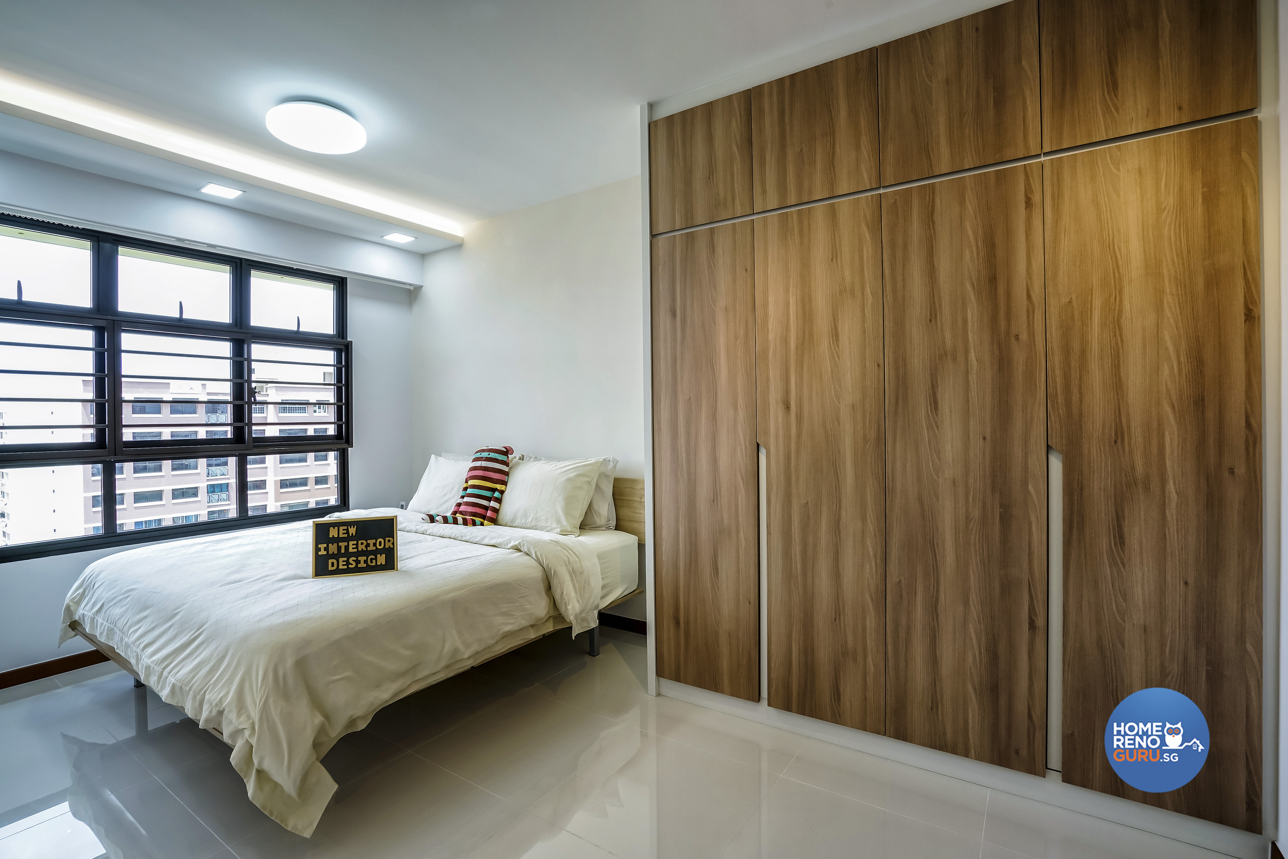 Modern, Scandinavian Design - Bedroom - HDB 5 Room - Design by New Interior Design 