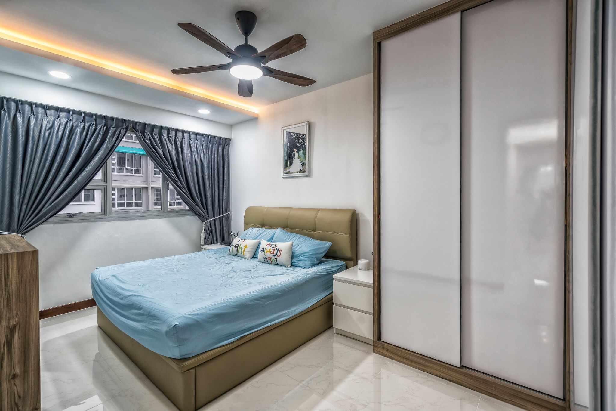 Modern Design - Bedroom - HDB 4 Room - Design by New Interior Design 