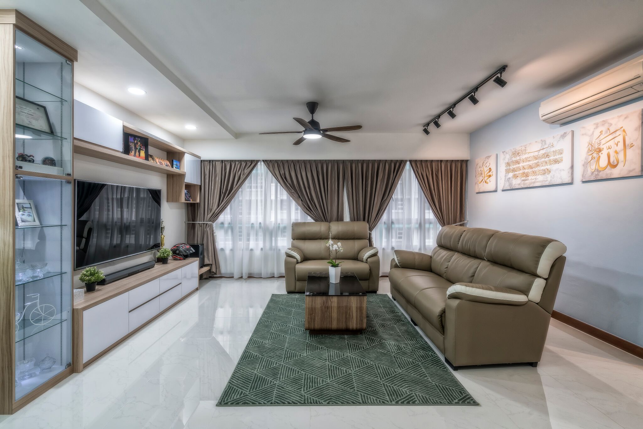 Modern Design - Living Room - HDB 4 Room - Design by New Interior Design 