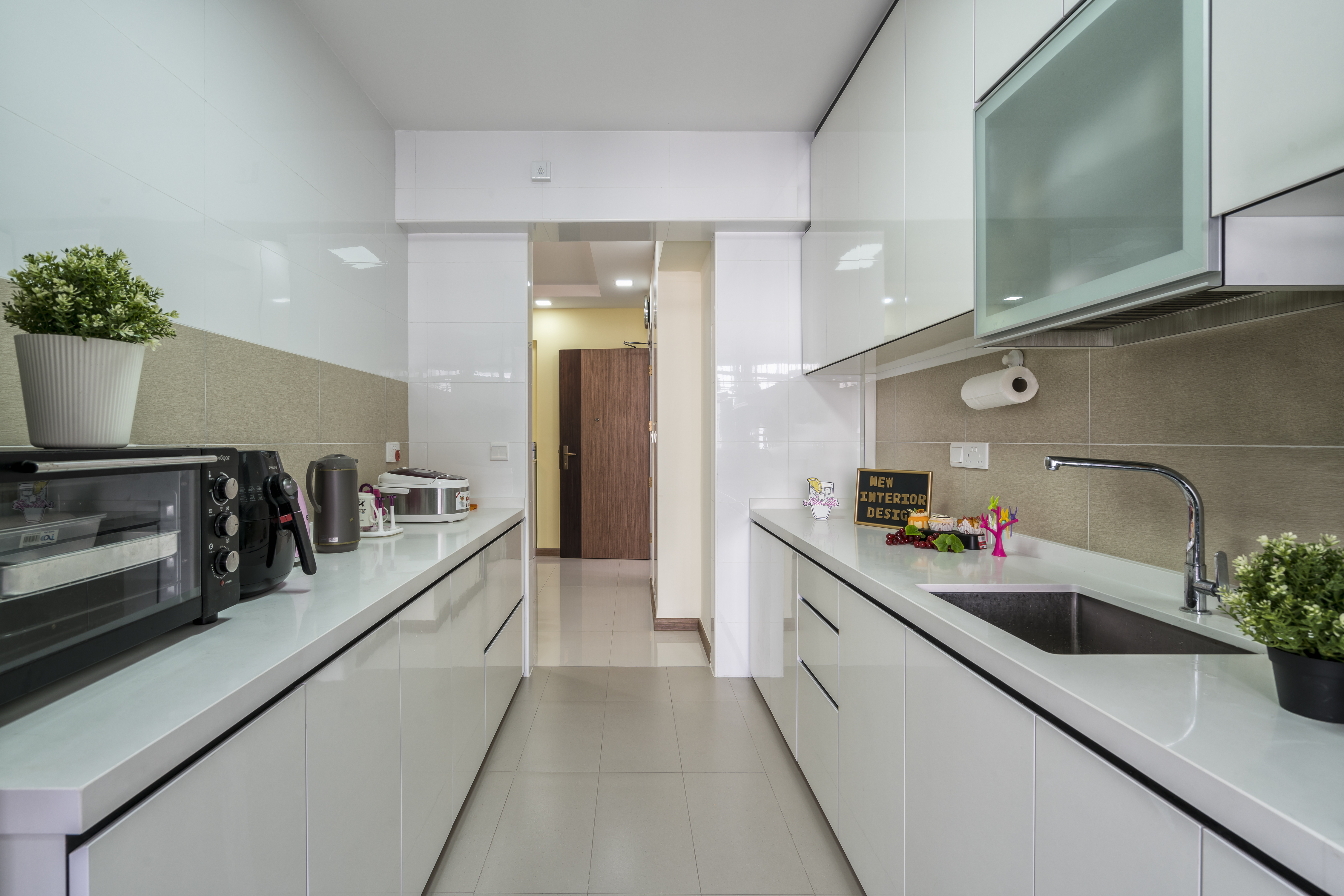 Modern Design - Kitchen - HDB 4 Room - Design by New Interior Design 