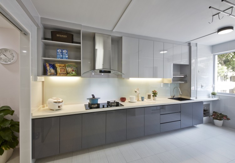 Contemporary, Modern Design - Kitchen - HDB 4 Room - Design by New Interior Design 