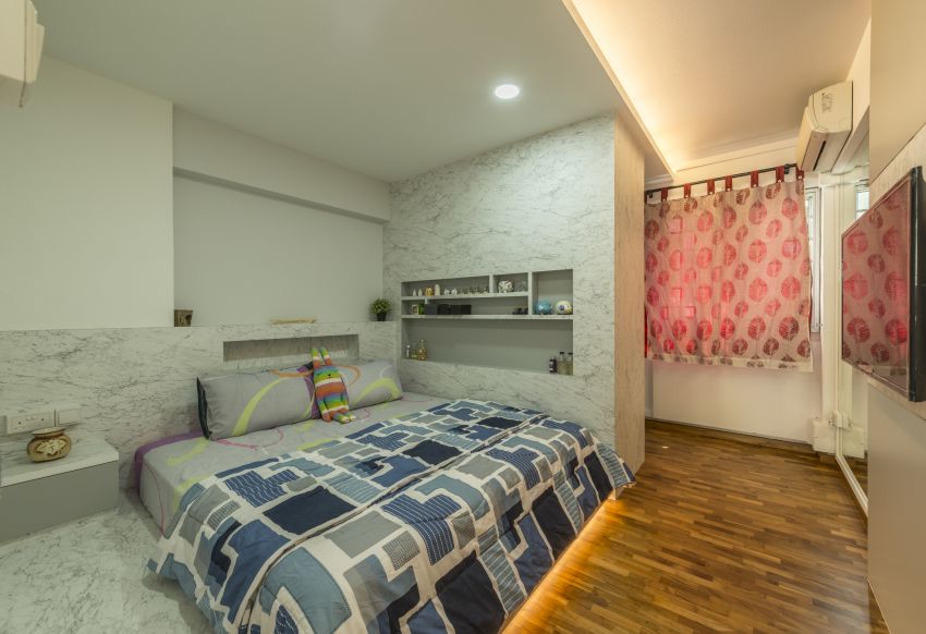 Contemporary, Modern Design - Bedroom - HDB 4 Room - Design by New Interior Design 