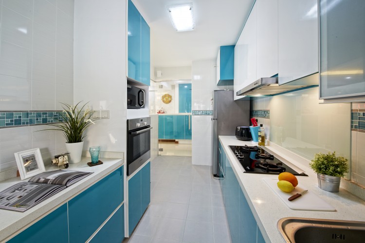 Contemporary, Modern Design - Kitchen - HDB 4 Room - Design by New Interior Design 