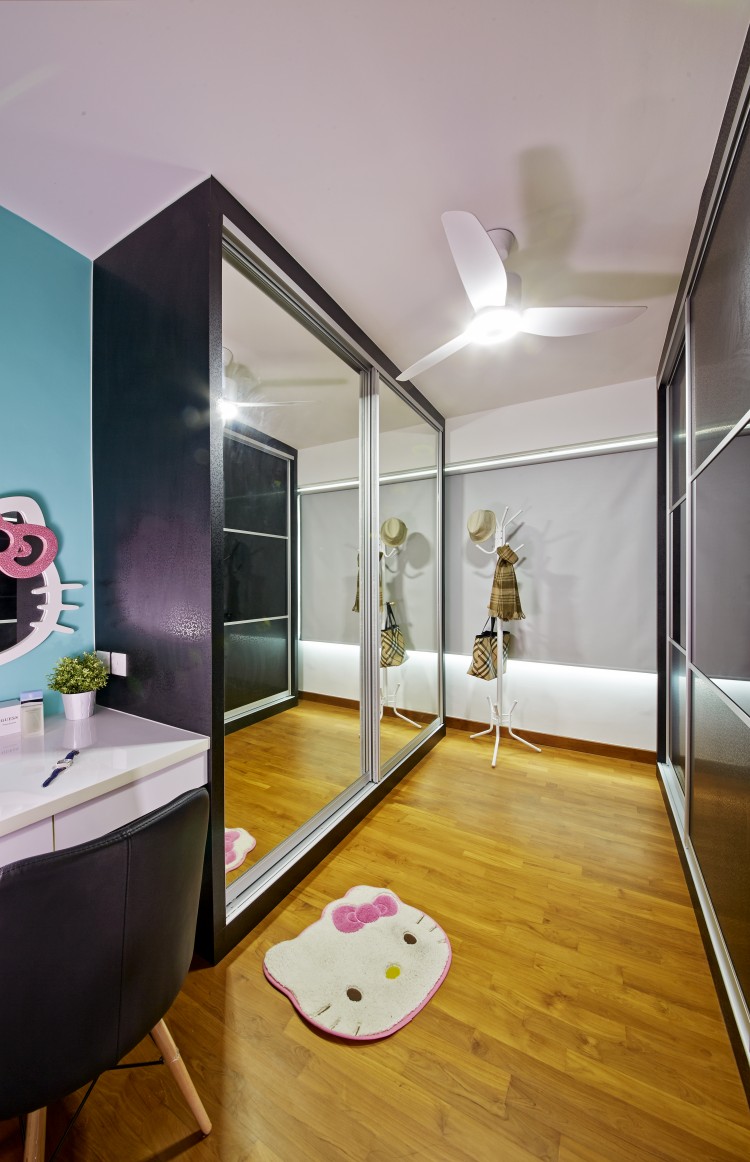 Contemporary, Modern Design - Bedroom - HDB 4 Room - Design by New Interior Design 