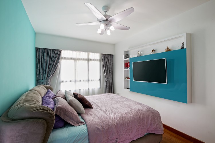 Contemporary, Modern Design - Bedroom - HDB 4 Room - Design by New Interior Design 