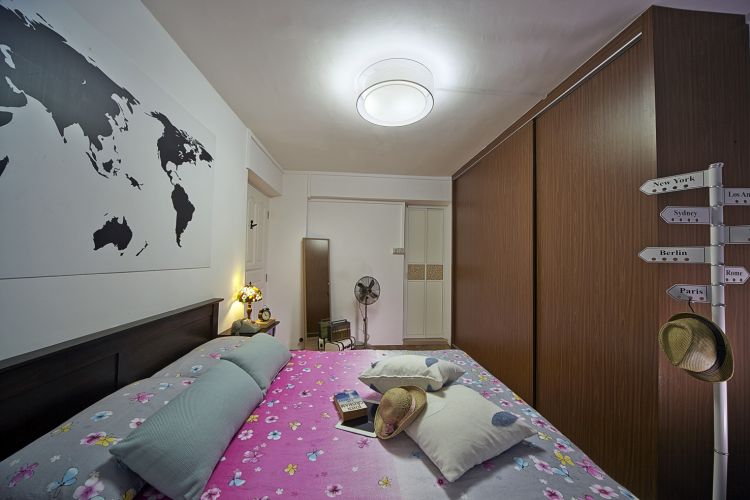 Contemporary, Retro Design - Bedroom - HDB 5 Room - Design by New Interior Design 