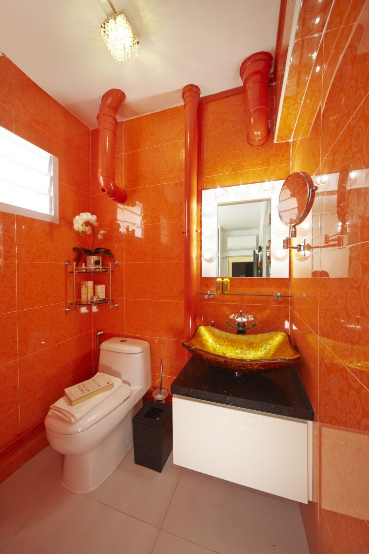 Contemporary, Modern Design - Bathroom - HDB 3 Room - Design by New Interior Design 