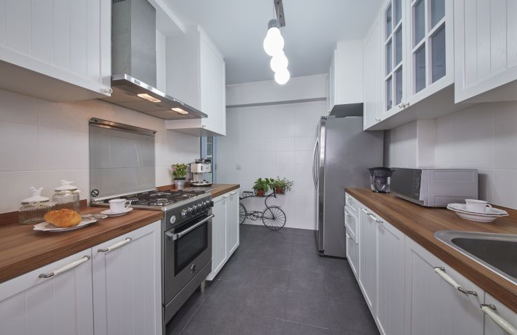 Contemporary, Country Design - Kitchen - HDB 4 Room - Design by New Interior Design 