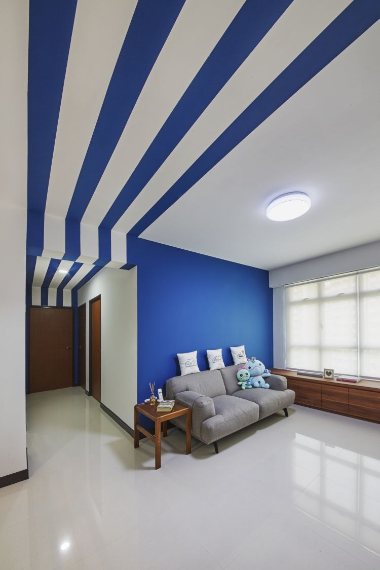 Contemporary, Modern Design - Living Room - HDB 4 Room - Design by New Interior Design 