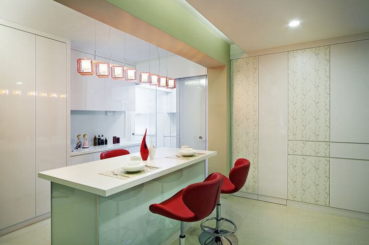 Contemporary, Minimalist, Modern Design - Dining Room - HDB 5 Room - Design by New Interior Design 