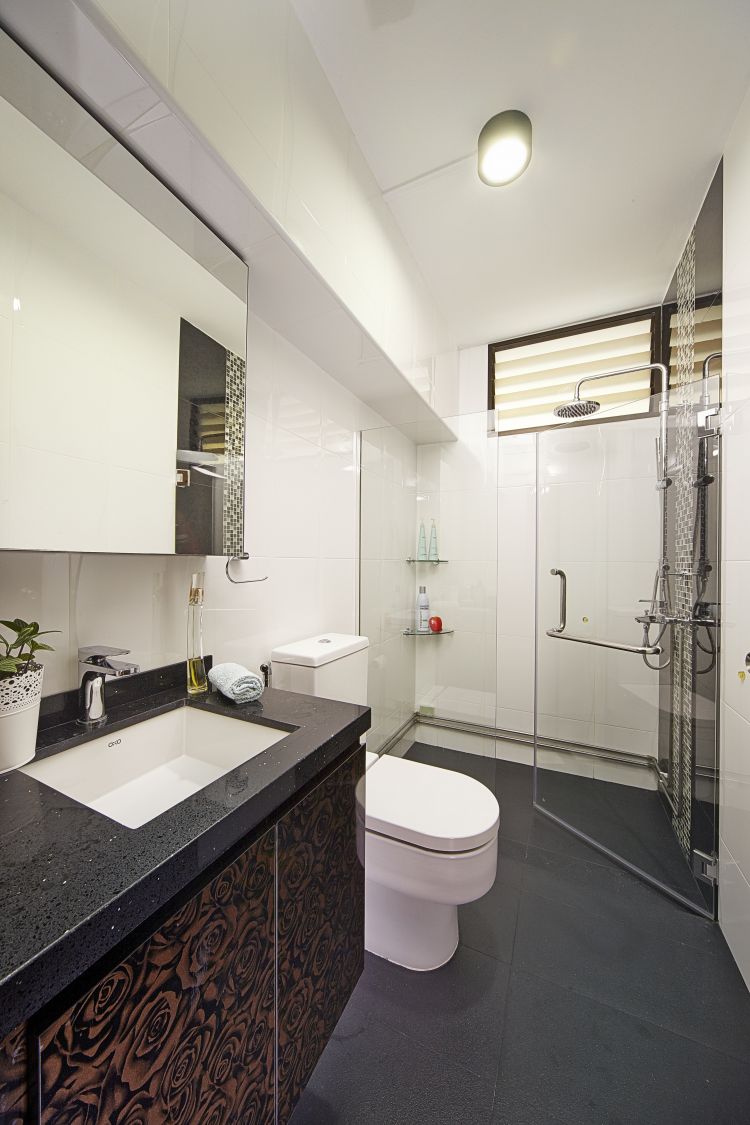 Contemporary, Minimalist, Modern Design - Bathroom - HDB 5 Room - Design by New Interior Design 