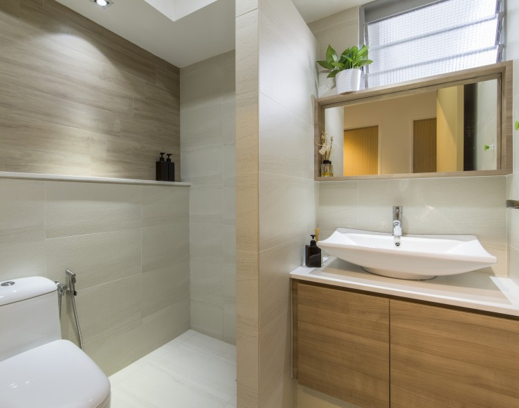 Contemporary, Minimalist Design - Bathroom - HDB 5 Room - Design by Newedge design