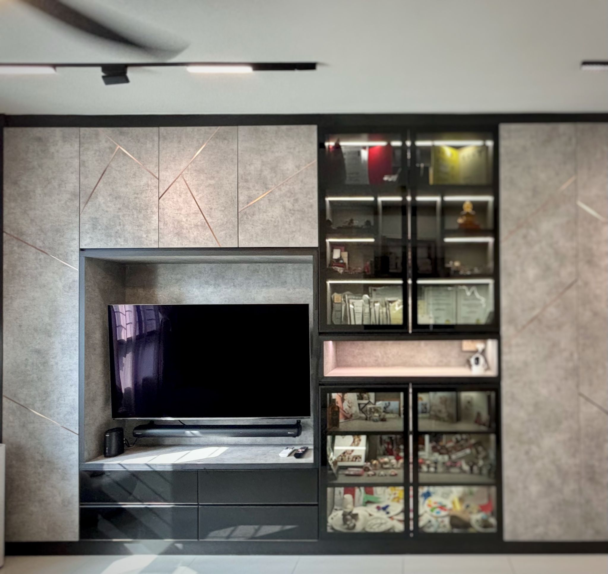 Modern Design - Living Room - HDB 4 Room - Design by Niche Koncept