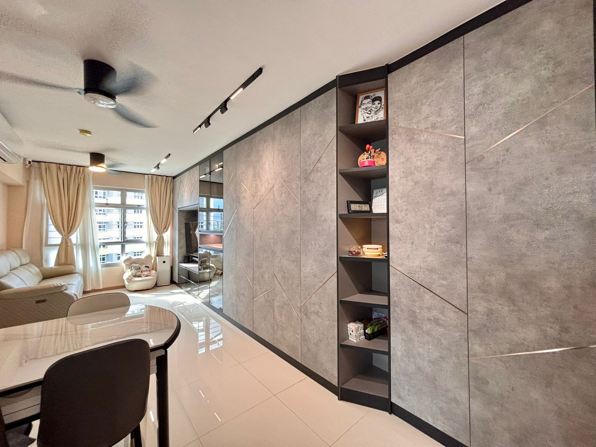 Modern Design - Living Room - HDB 4 Room - Design by Niche Koncept