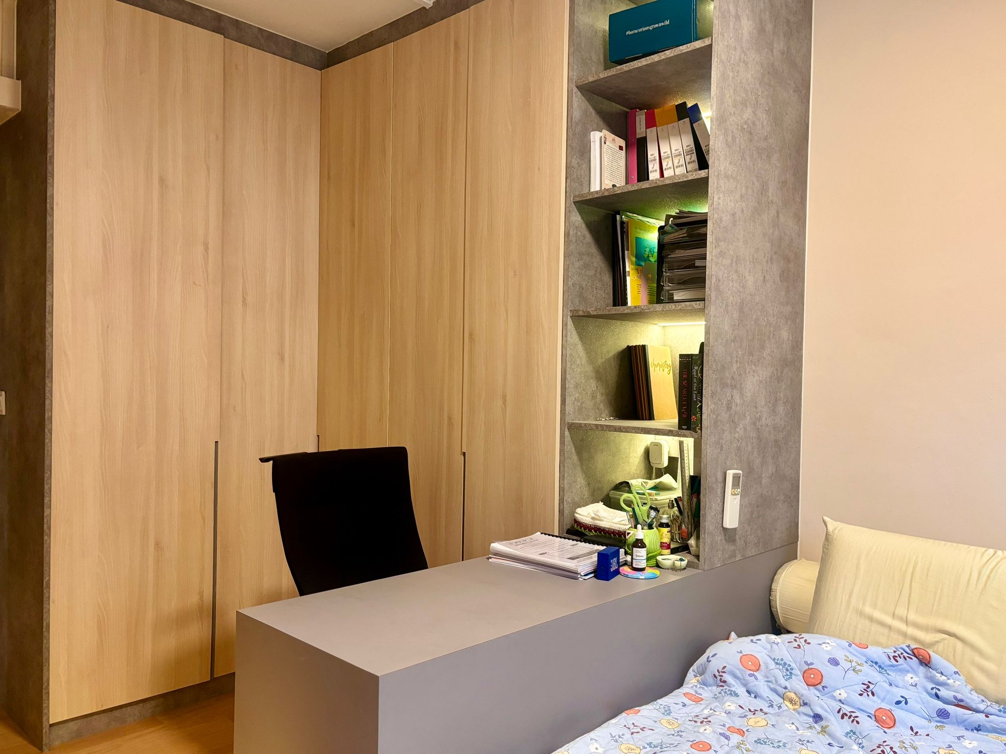 Contemporary Design - Bedroom - HDB 5 Room - Design by Niche Koncept