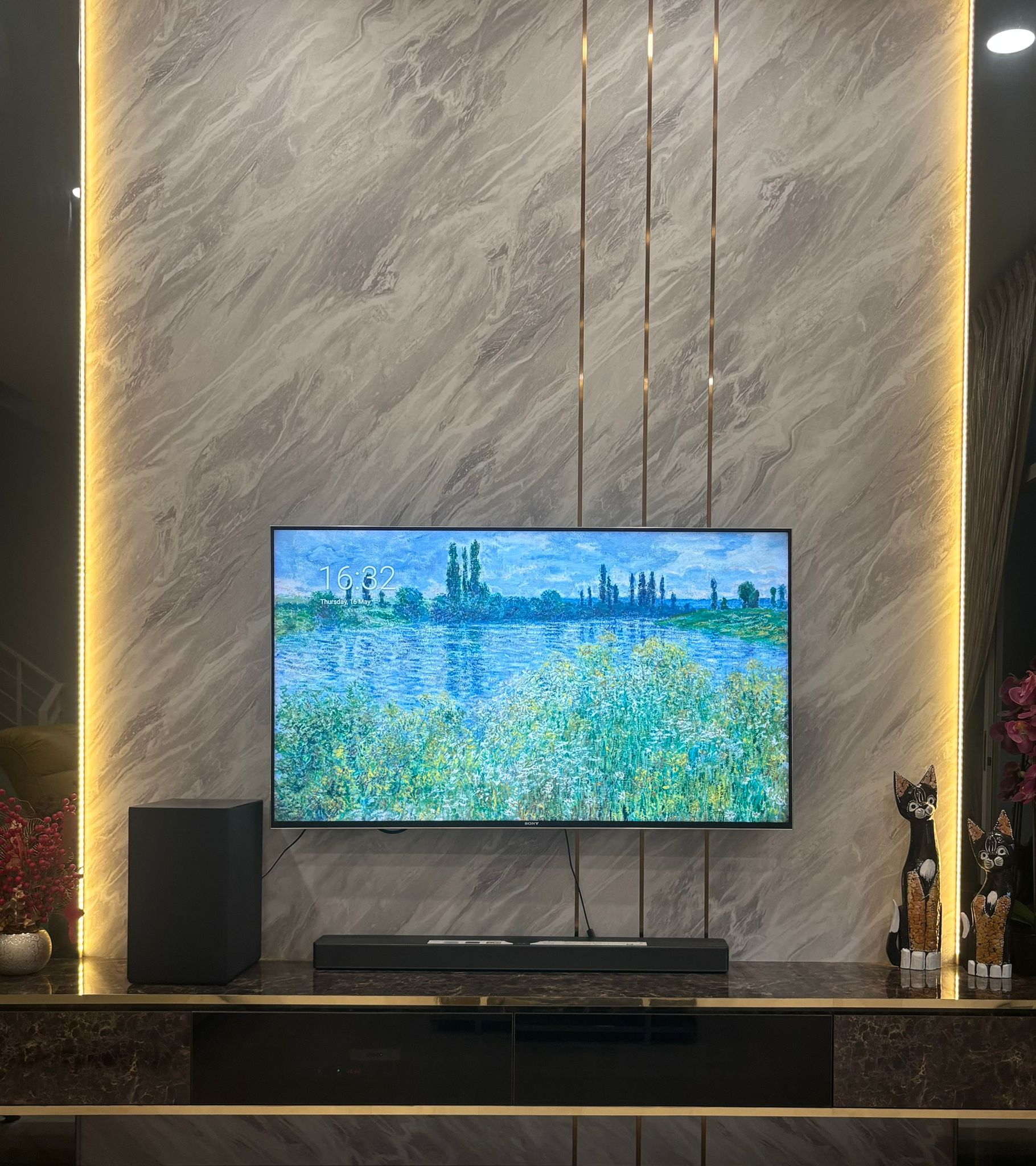 Contemporary Design - Living Room - Landed House - Design by Niche Koncept