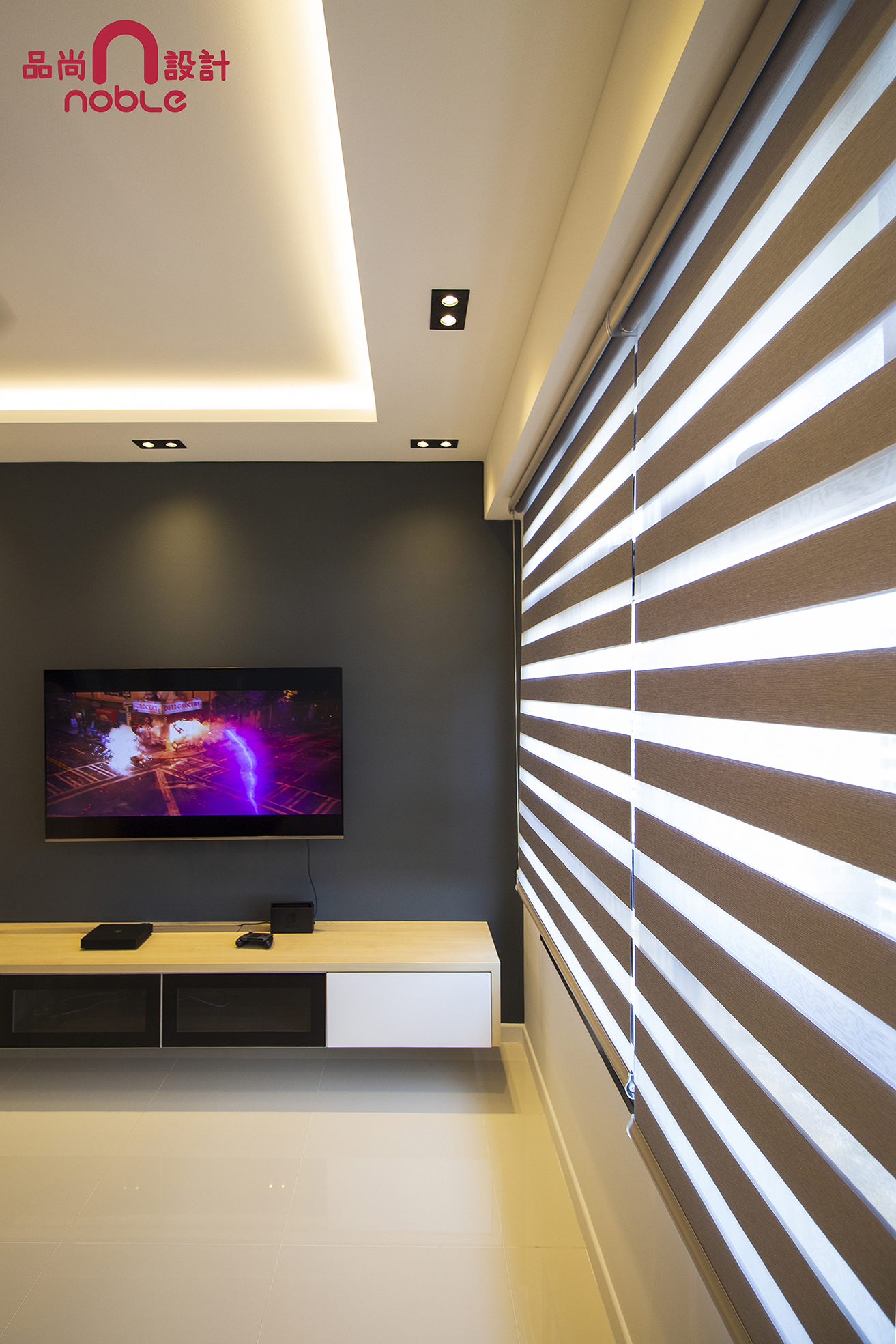 Contemporary, Modern Design - Living Room - HDB 4 Room - Design by Noble Interior Design Pte Ltd