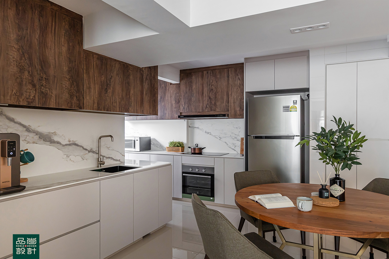 Modern Design - Kitchen - HDB 4 Room - Design by Noble Interior Design Pte Ltd