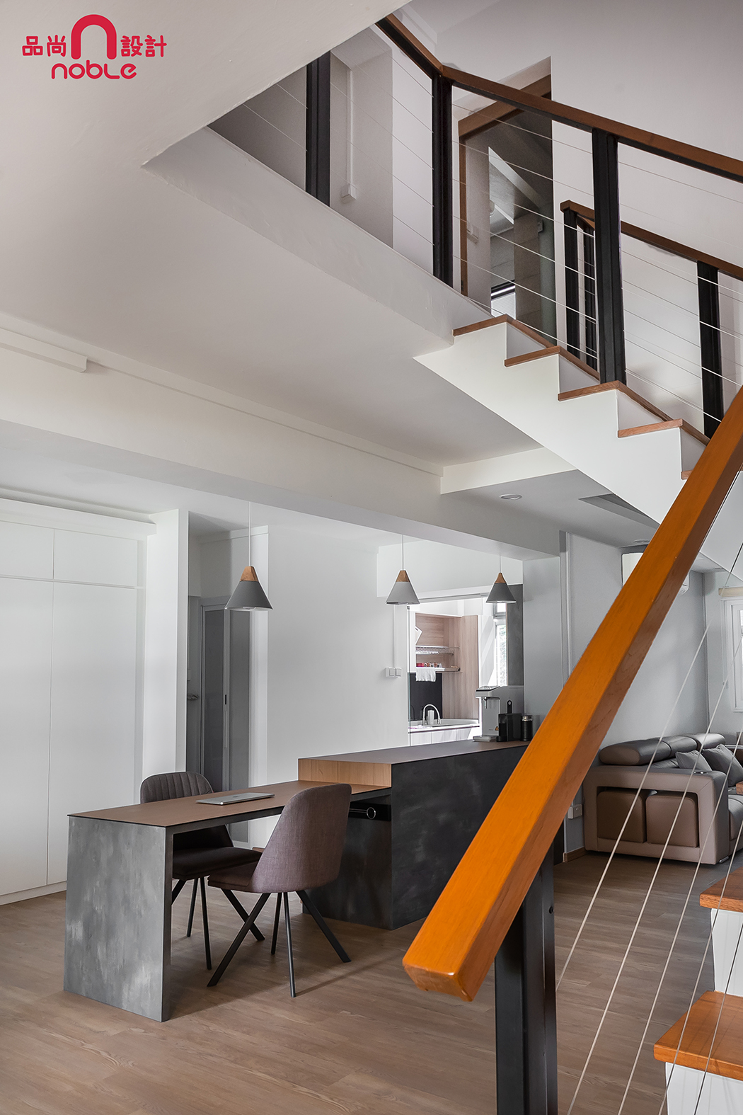 Contemporary, Modern Design - Living Room - HDB Executive Apartment - Design by Noble Interior Design Pte Ltd