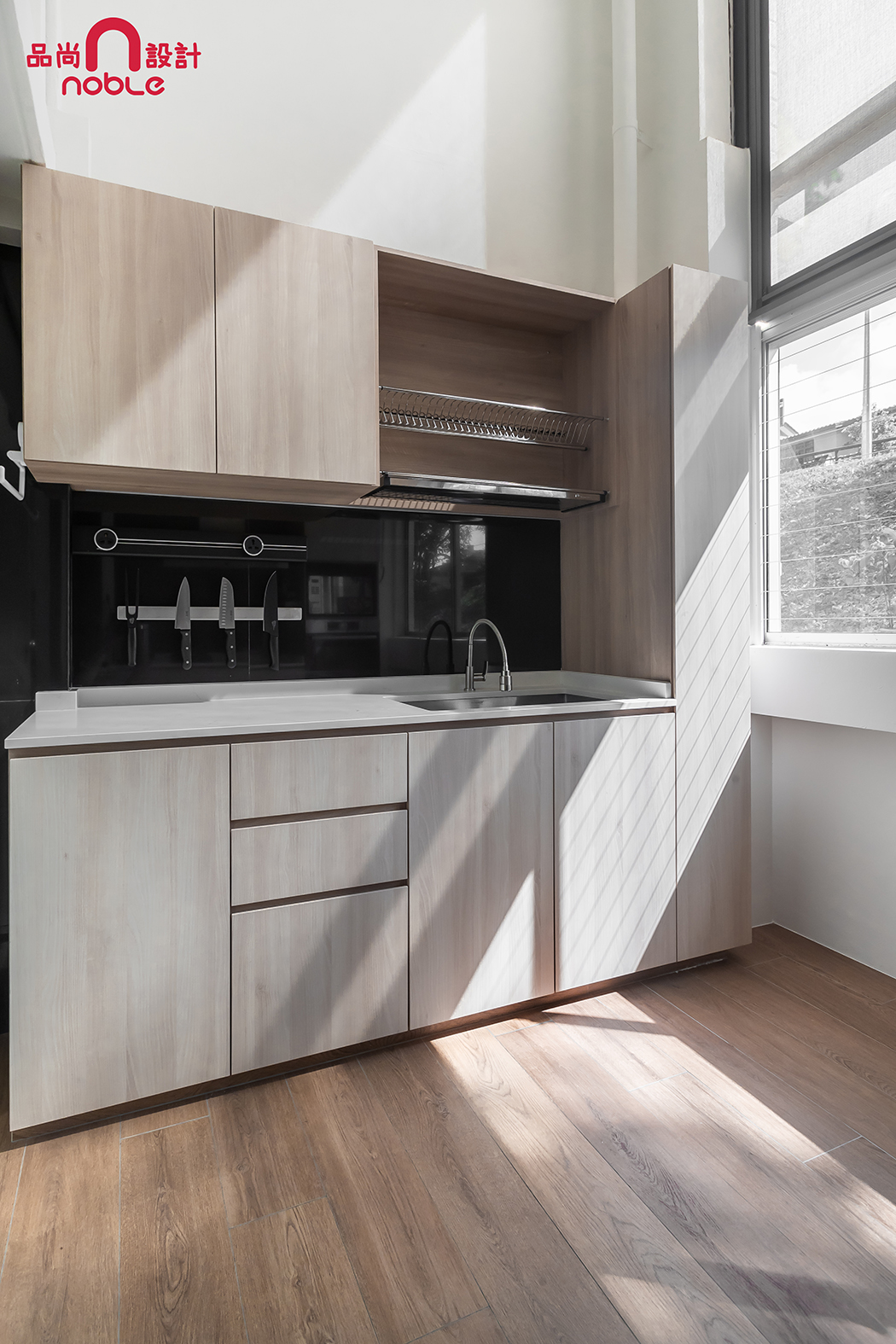 Contemporary, Modern Design - Kitchen - HDB Executive Apartment - Design by Noble Interior Design Pte Ltd