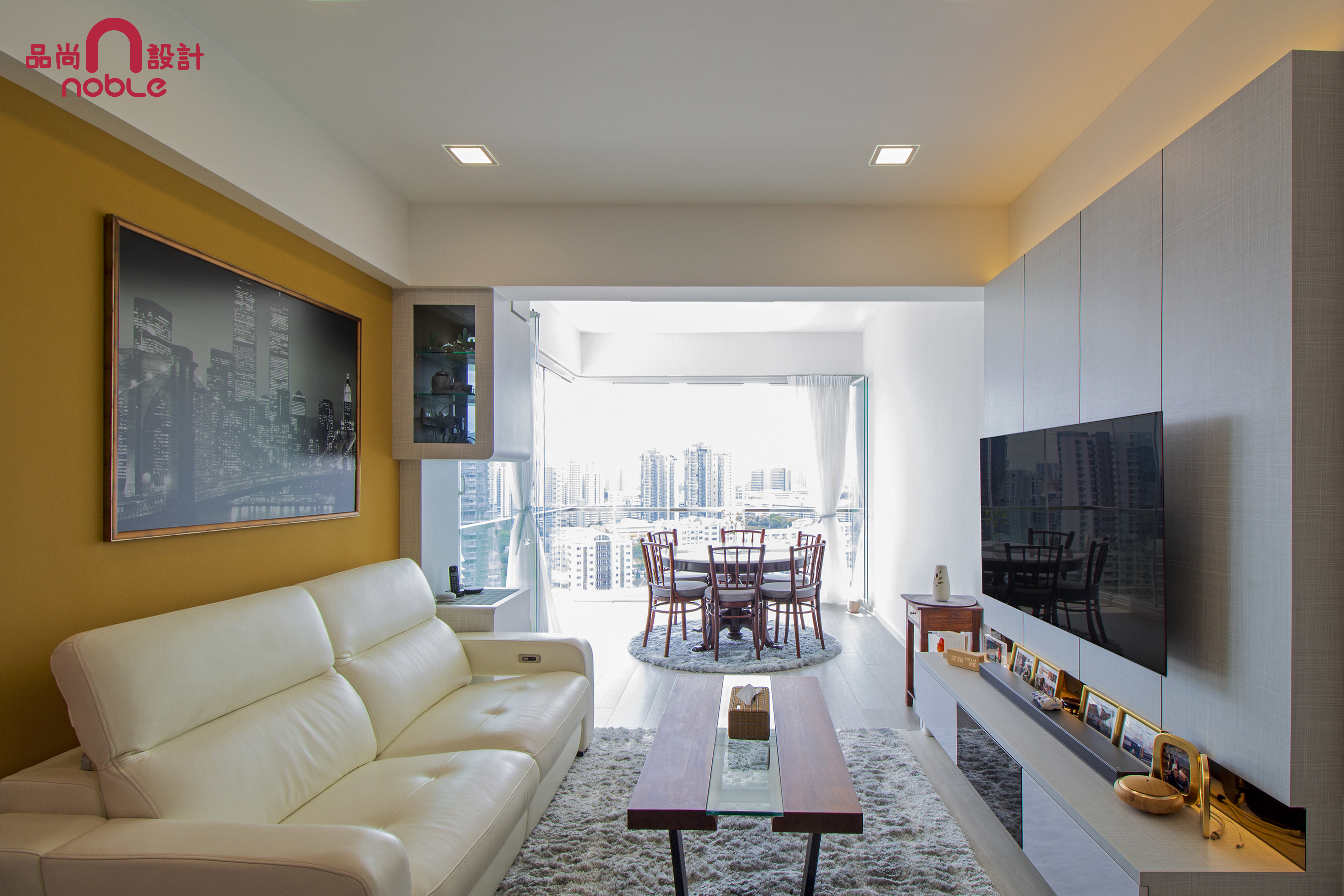 Modern Design - Living Room - Condominium - Design by Noble Interior Design Pte Ltd
