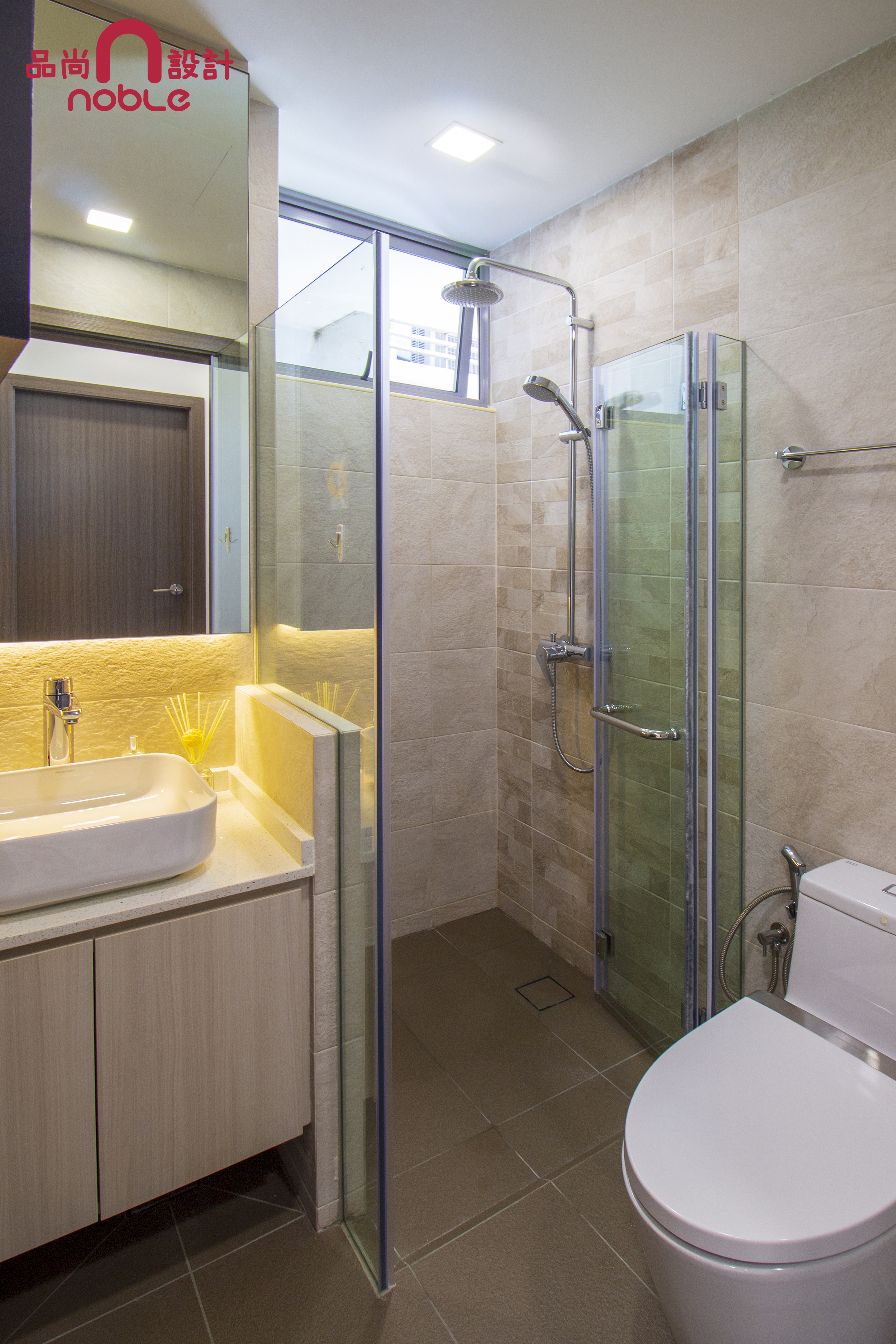 Modern Design - Bathroom - Condominium - Design by Noble Interior Design Pte Ltd