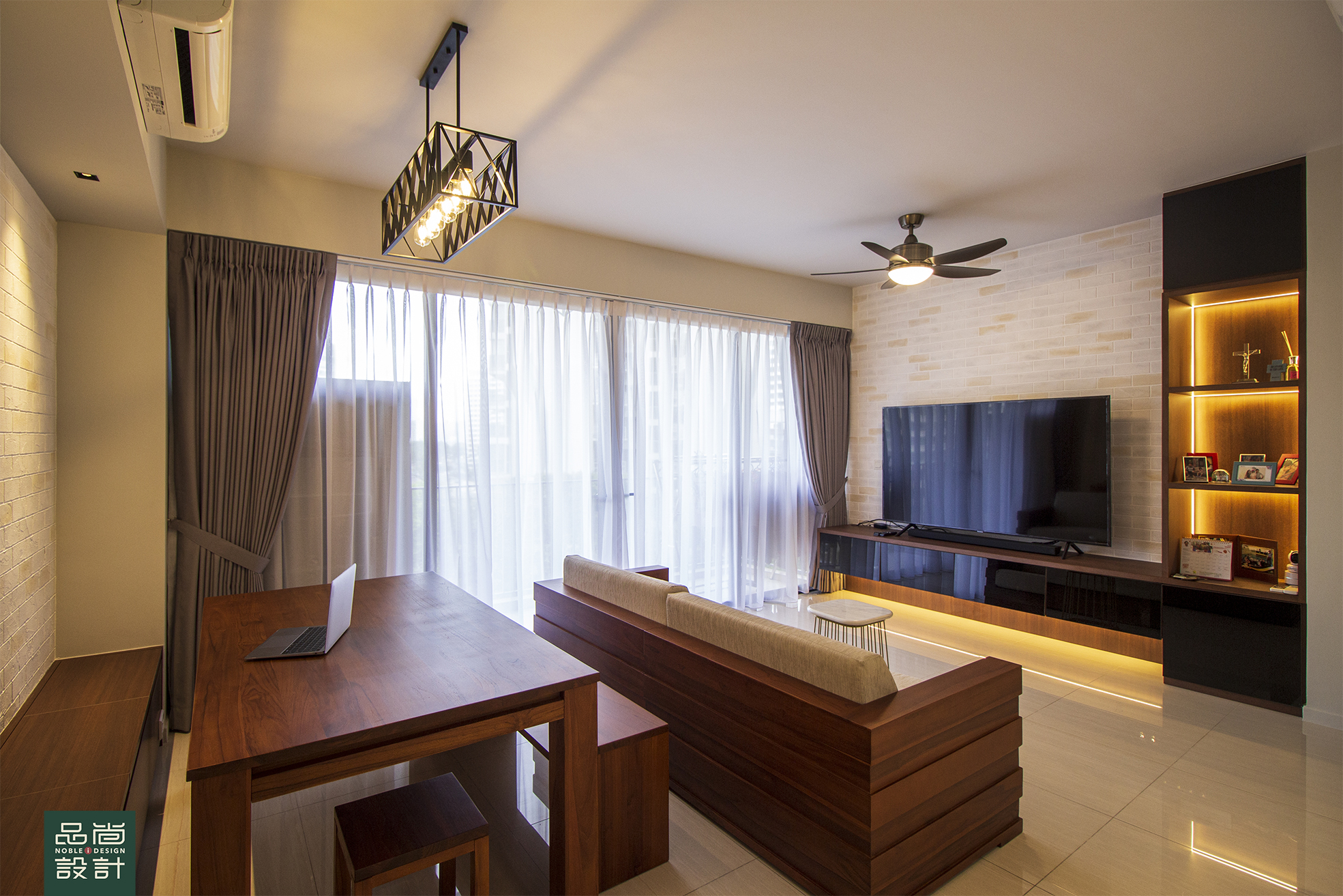 Scandinavian Design - Living Room - Condominium - Design by Noble Interior Design Pte Ltd