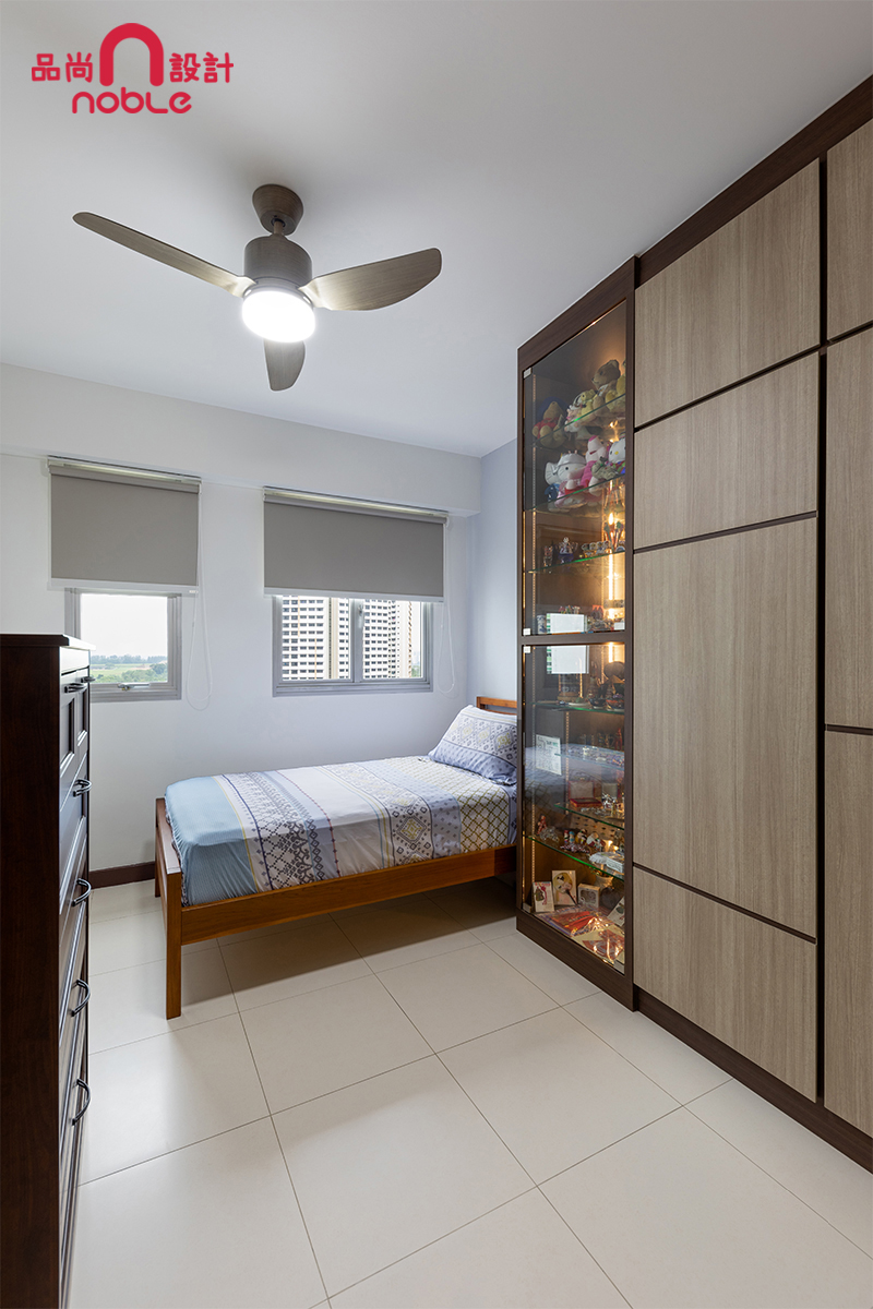 Scandinavian Design - Bedroom - HDB 5 Room - Design by Noble Interior Design Pte Ltd