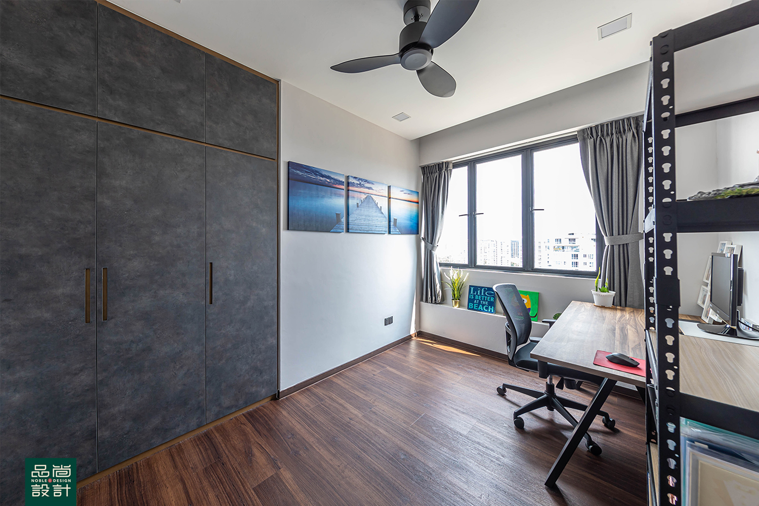 Modern Design - Study Room - Condominium - Design by Noble Interior Design Pte Ltd