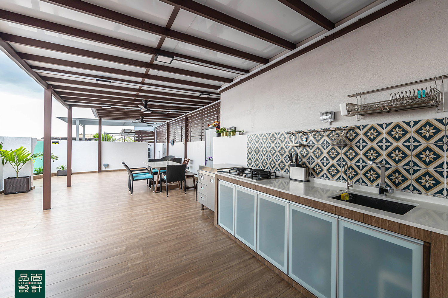 Modern Design - Balcony - Condominium - Design by Noble Interior Design Pte Ltd