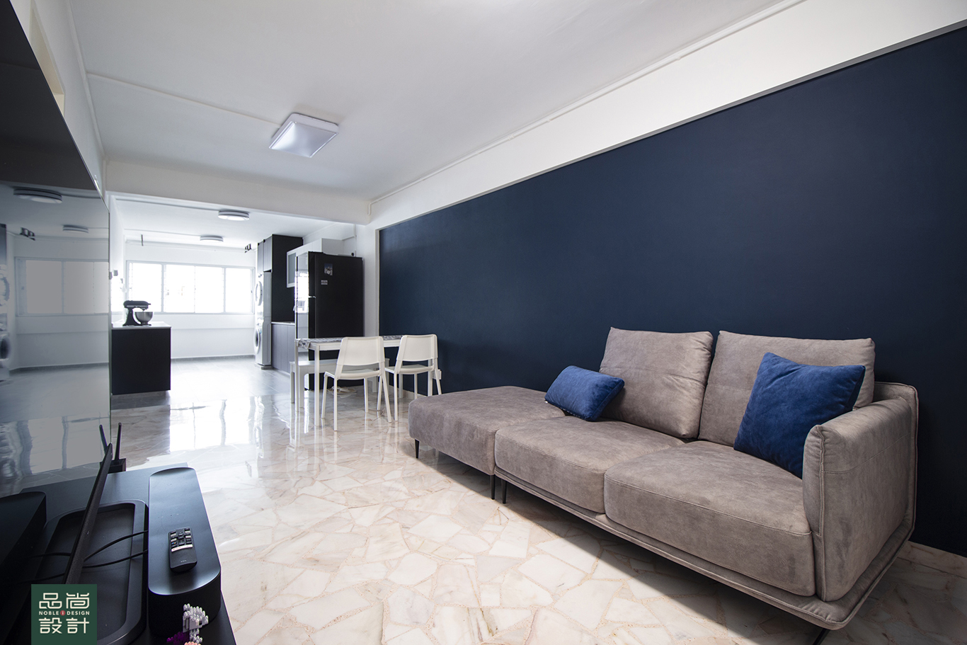 Modern Design - Living Room - HDB 3 Room - Design by Noble Interior Design Pte Ltd