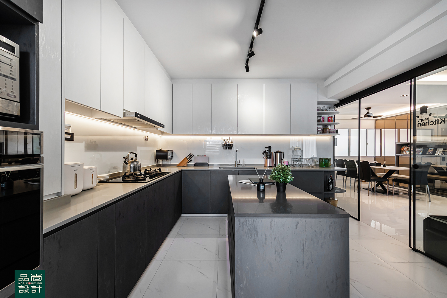 Modern Design - Kitchen - HDB 5 Room - Design by Noble Interior Design Pte Ltd