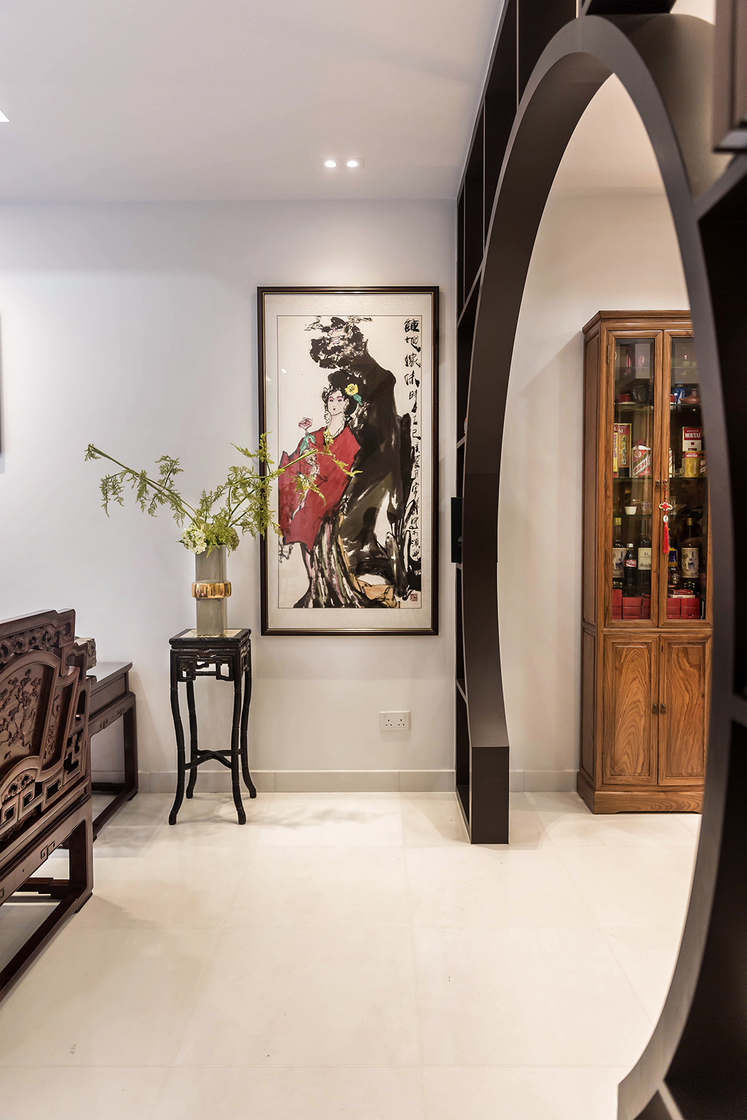 Oriental Design - Living Room - Landed House - Design by Noble Interior Design Pte Ltd