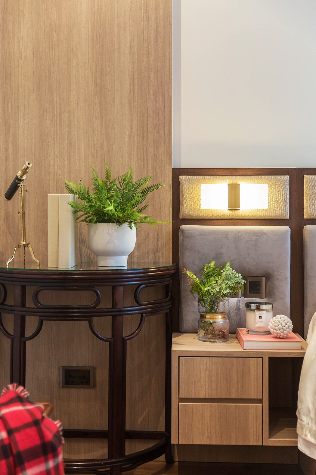 Oriental Design - Bedroom - Landed House - Design by Noble Interior Design Pte Ltd