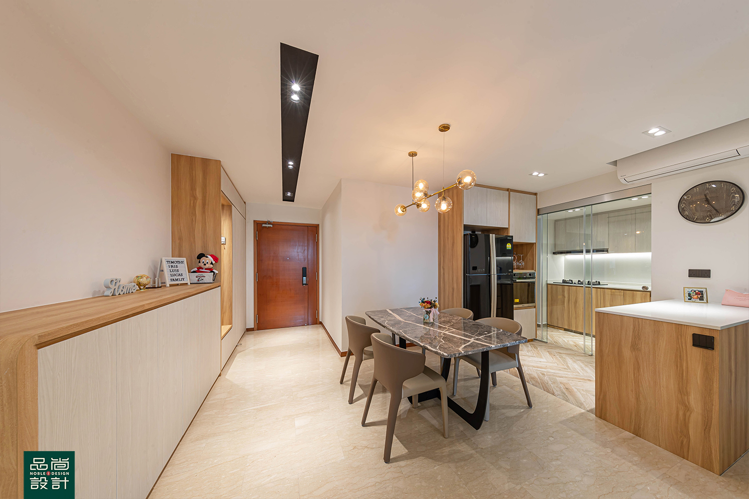 Modern, Scandinavian Design - Dining Room - Condominium - Design by Noble Interior Design Pte Ltd