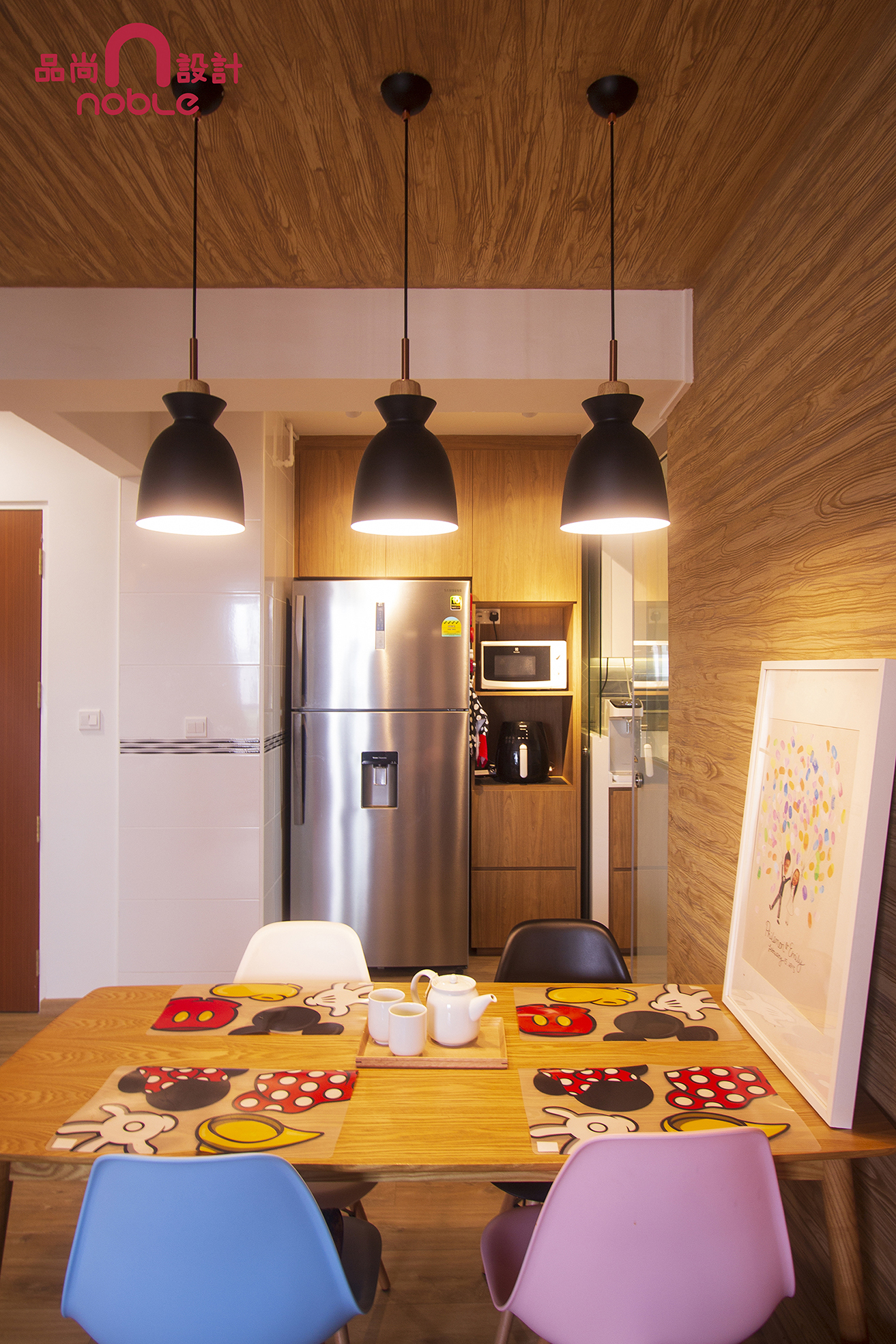 Scandinavian Design - Dining Room - HDB 5 Room - Design by Noble Interior Design Pte Ltd