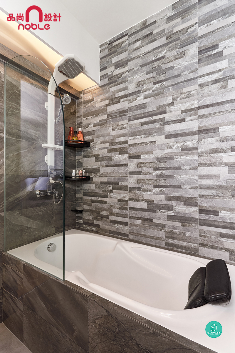 Modern Design - Bathroom - HDB Studio Apartment - Design by Noble Interior Design Pte Ltd