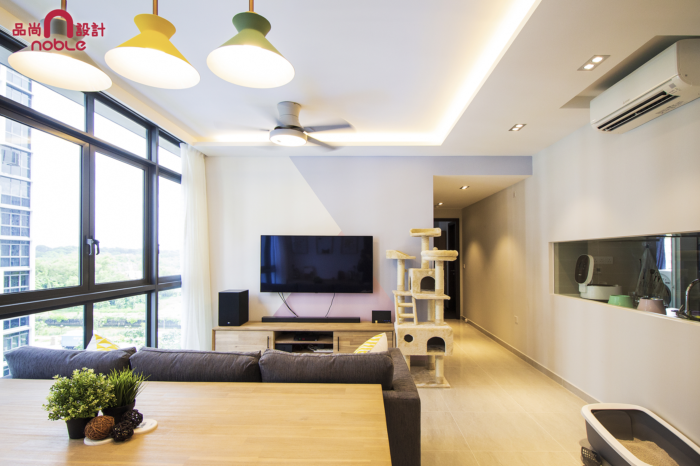 Contemporary, Others Design - Living Room - Condominium - Design by Noble Interior Design Pte Ltd